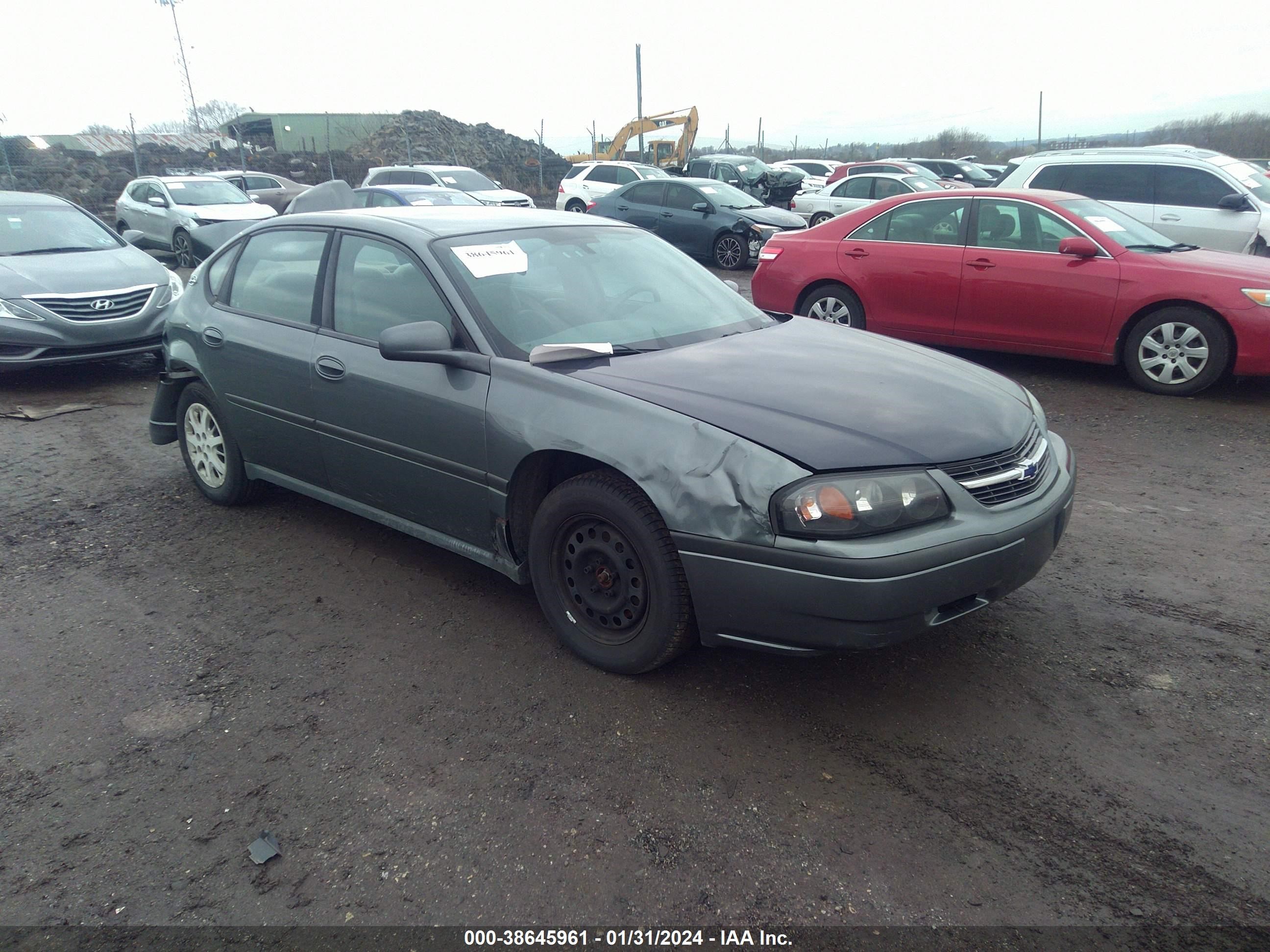 CHEVROLET IMPALA 2004 2g1wf52e349292603