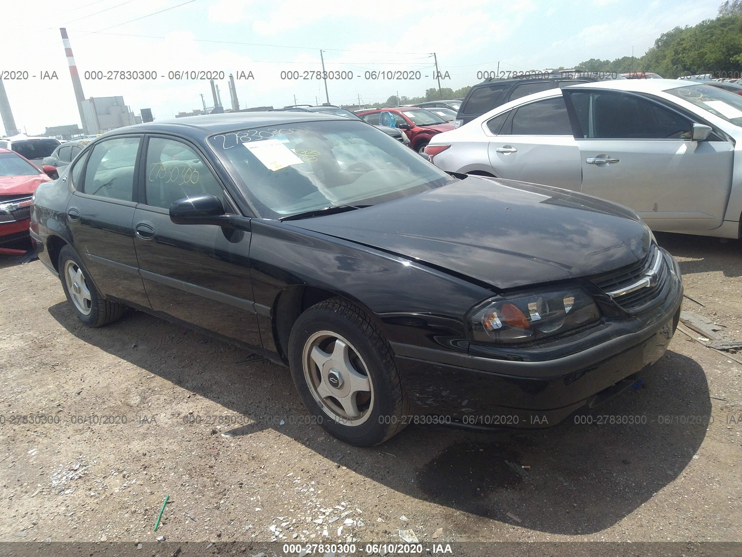 CHEVROLET IMPALA 2004 2g1wf52e349349396