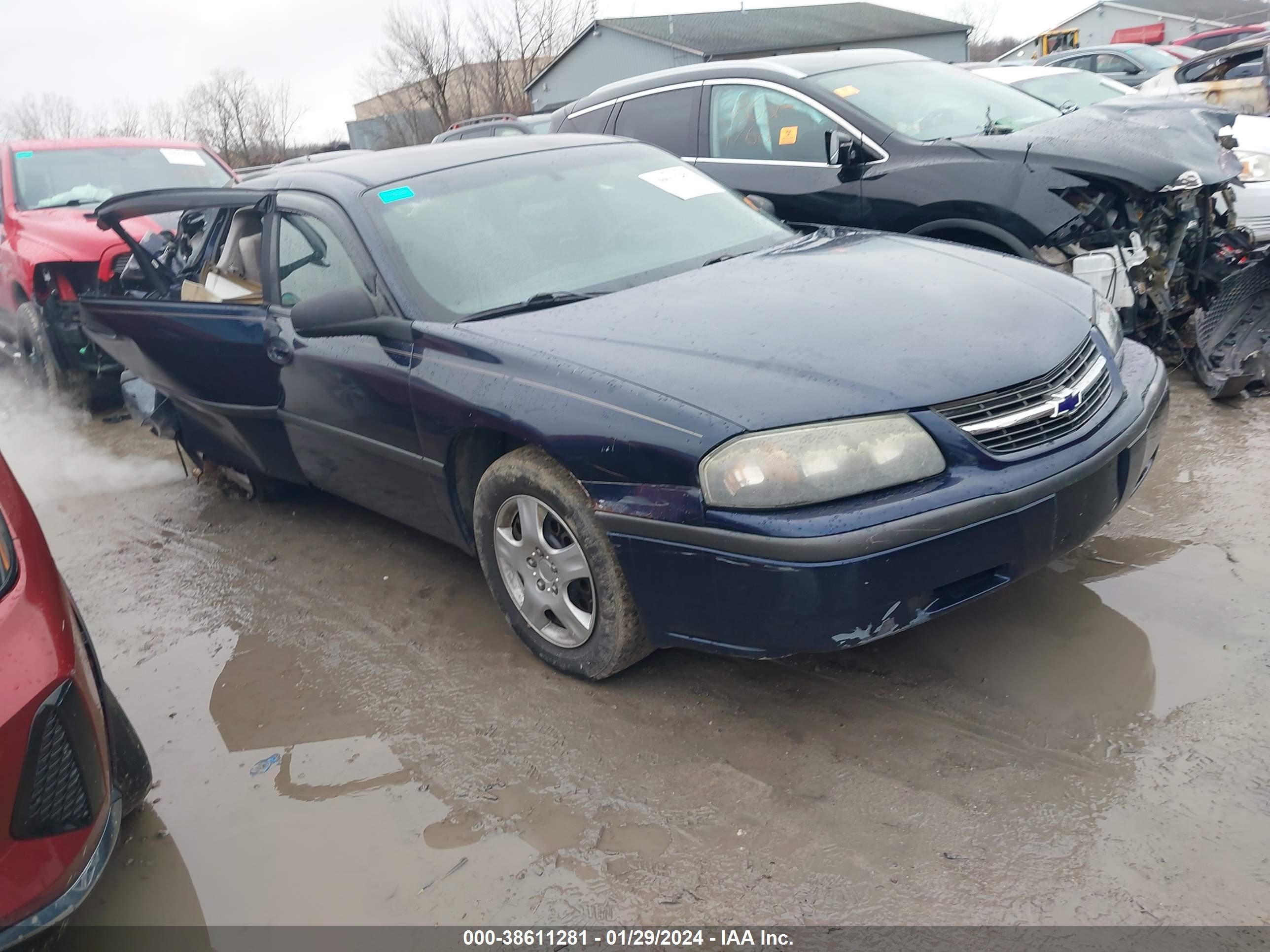 CHEVROLET IMPALA 2001 2g1wf52e419345644