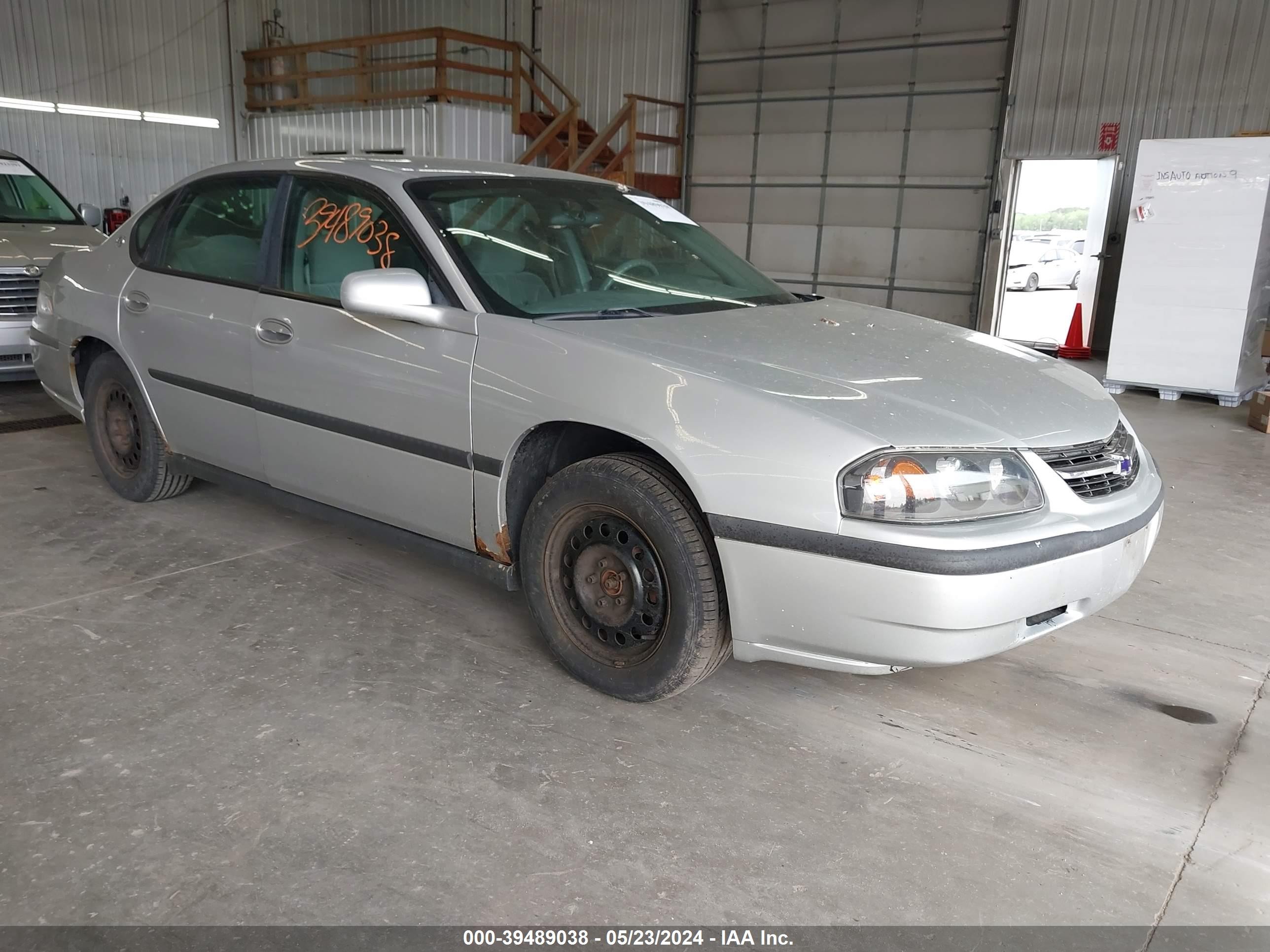 CHEVROLET IMPALA 2004 2g1wf52e549144825