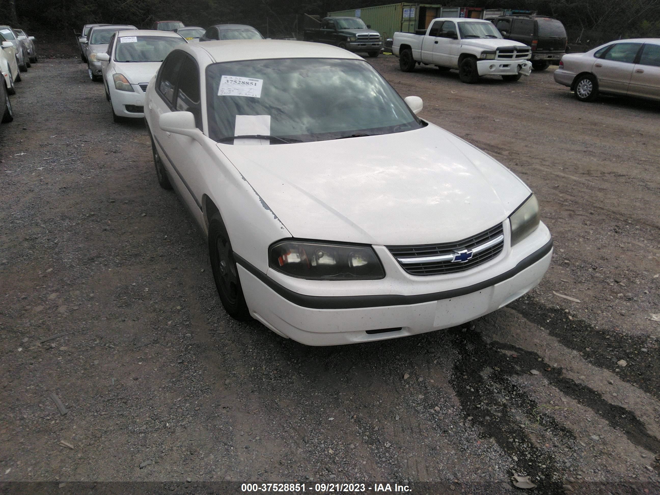 CHEVROLET IMPALA 2004 2g1wf52e549317923