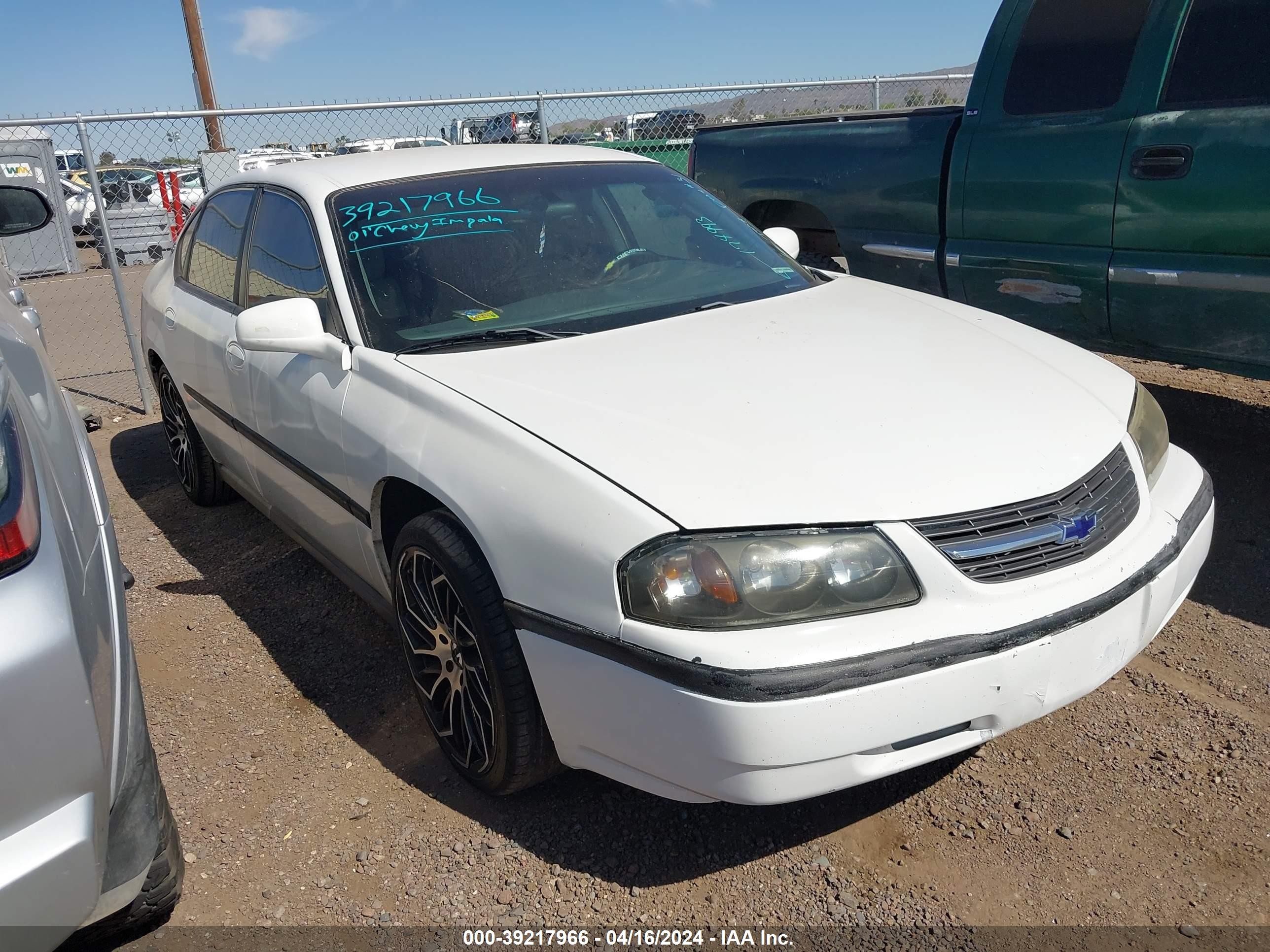 CHEVROLET IMPALA 2001 2g1wf52e619174993