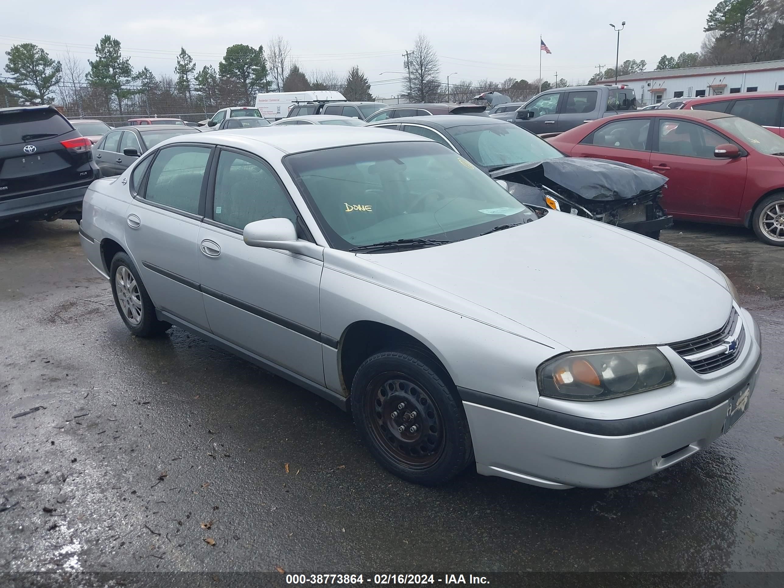 CHEVROLET IMPALA 2001 2g1wf52e619257128