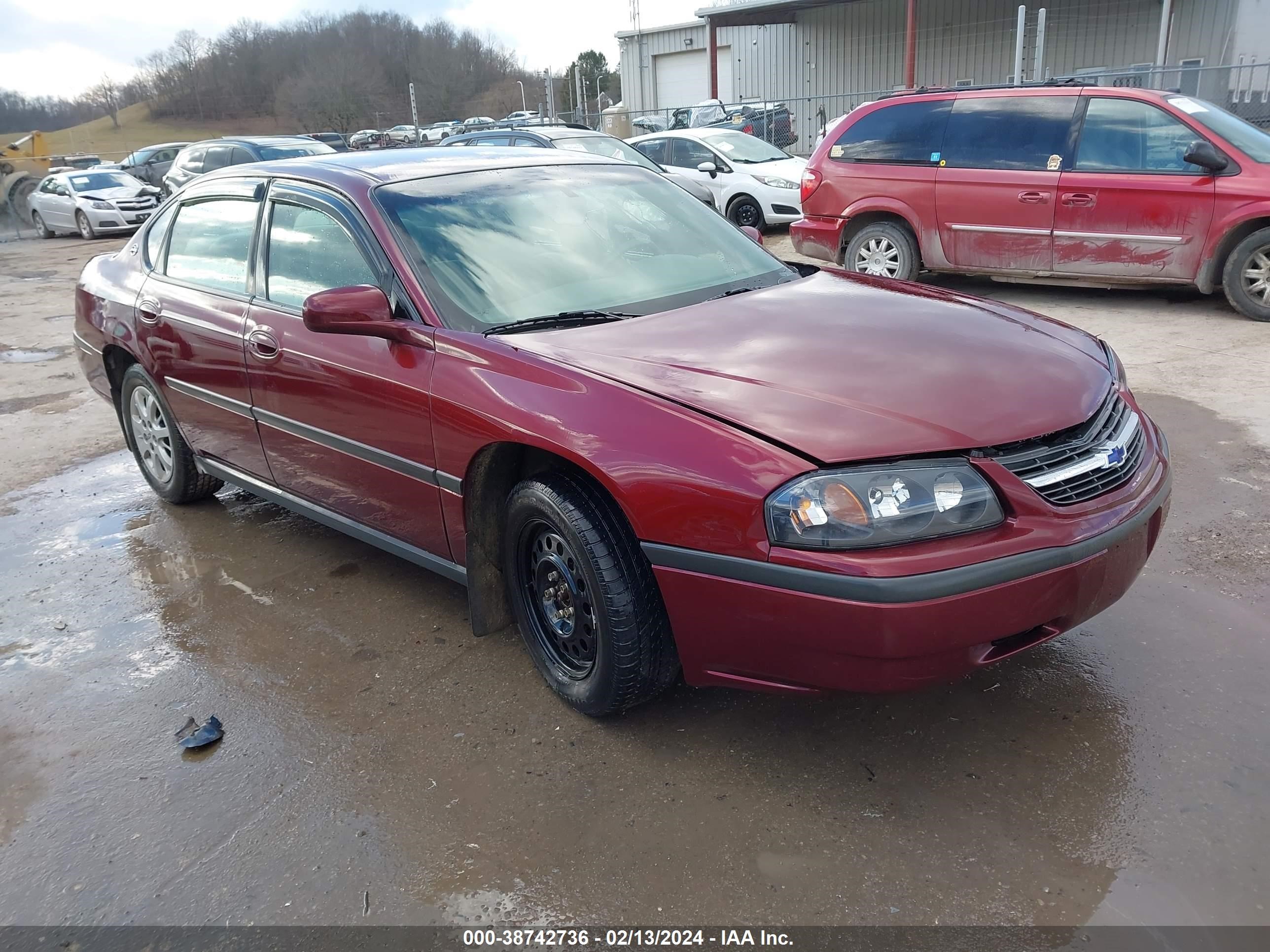 CHEVROLET IMPALA 2001 2g1wf52e619258781