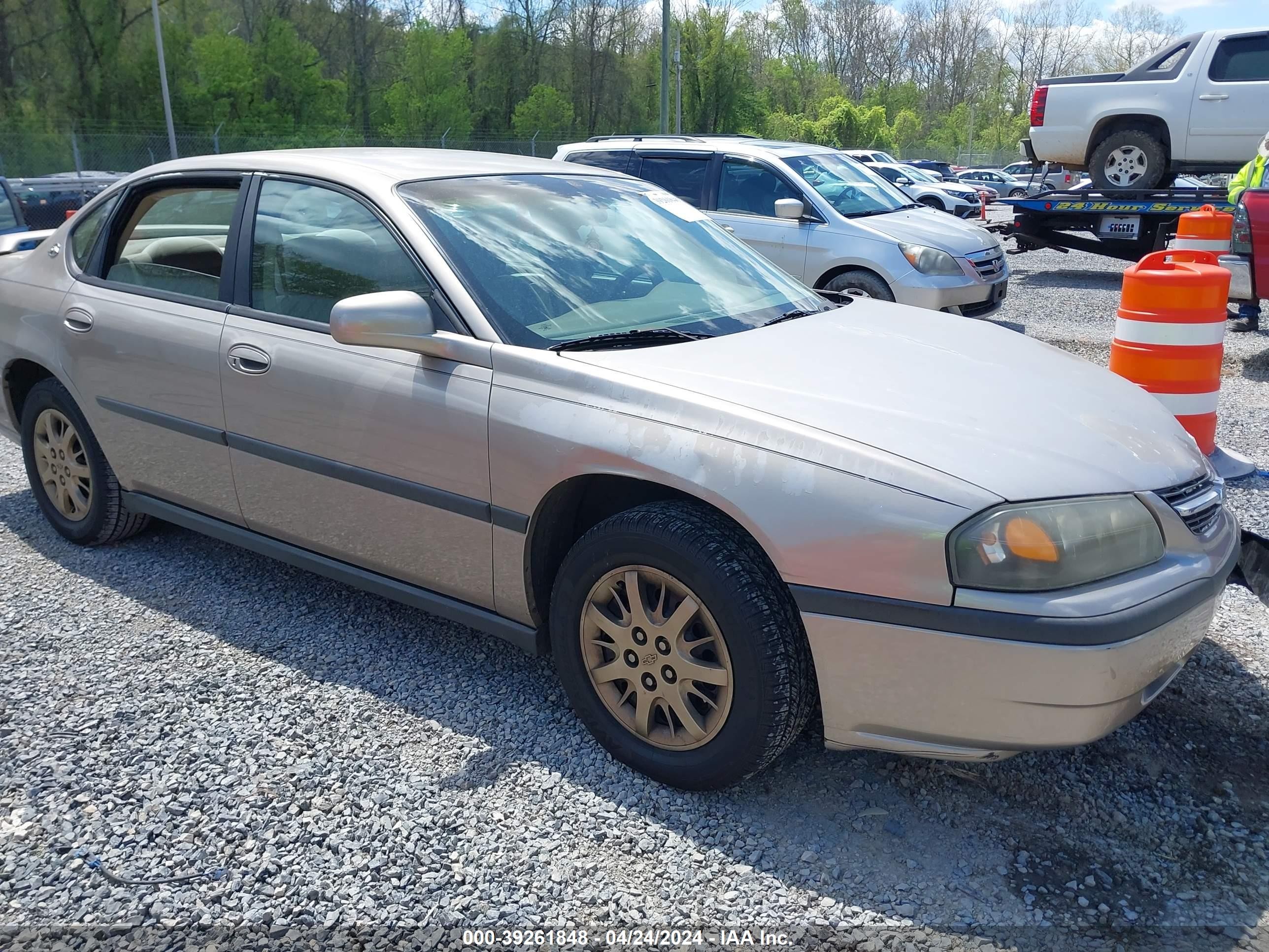 CHEVROLET IMPALA 2002 2g1wf52e629274755