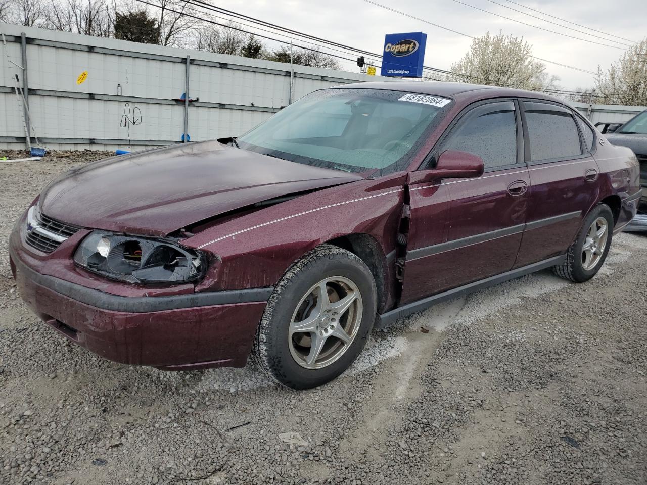 CHEVROLET IMPALA 2003 2g1wf52e739360240