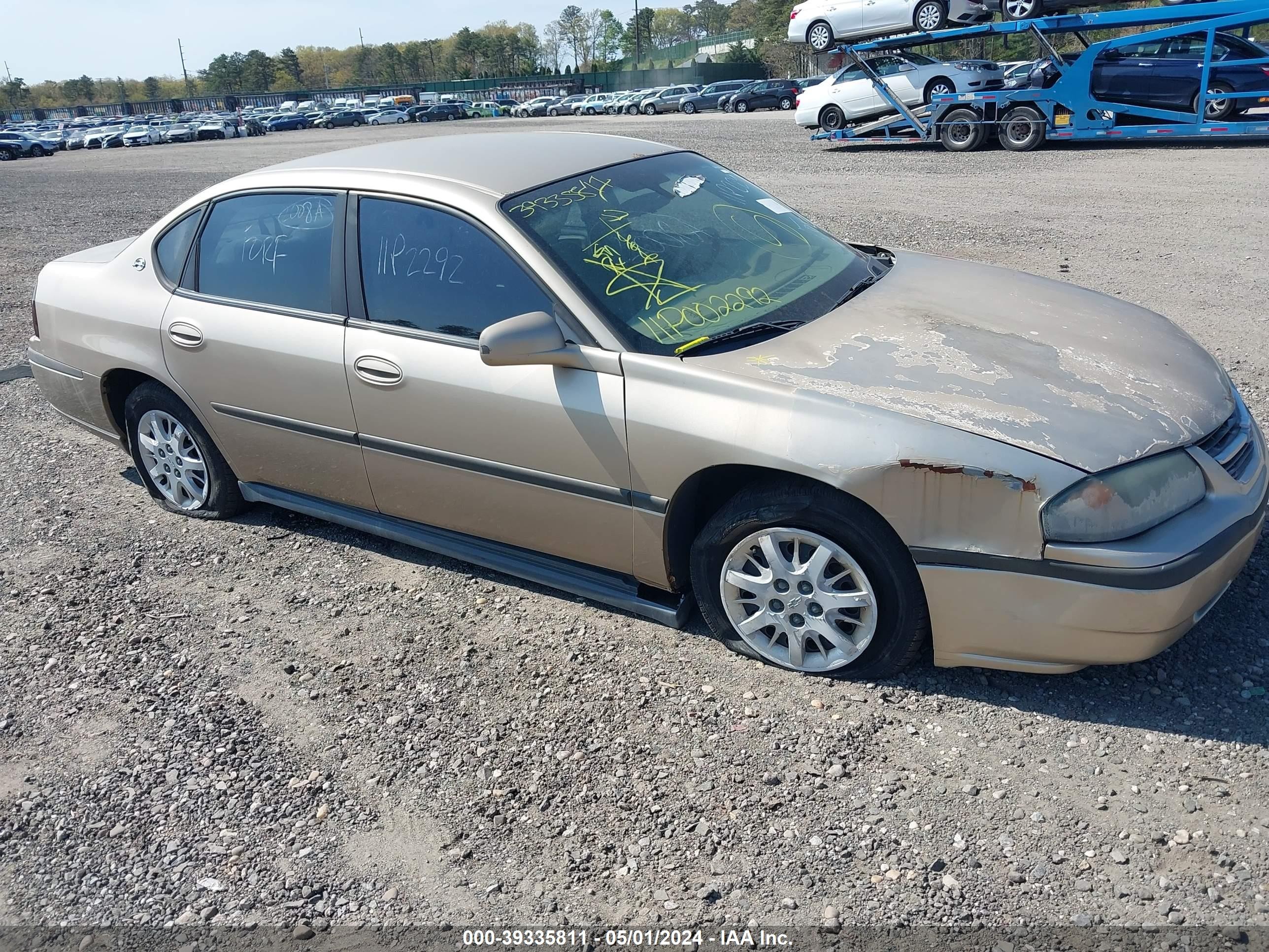 CHEVROLET IMPALA 2004 2g1wf52e749391375