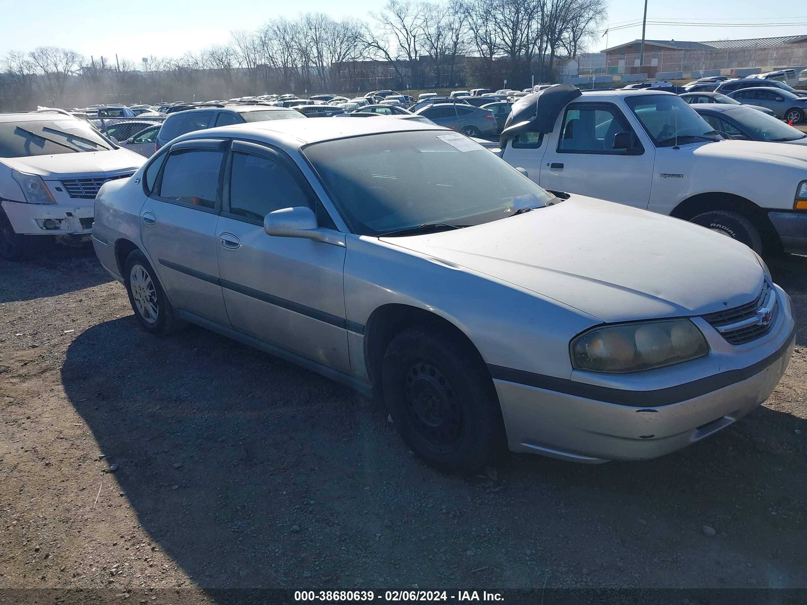 CHEVROLET IMPALA 2001 2g1wf52e819368330