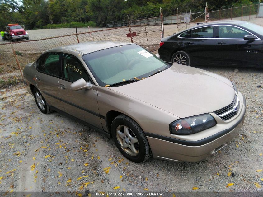 CHEVROLET IMPALA 2002 2g1wf52e829237979