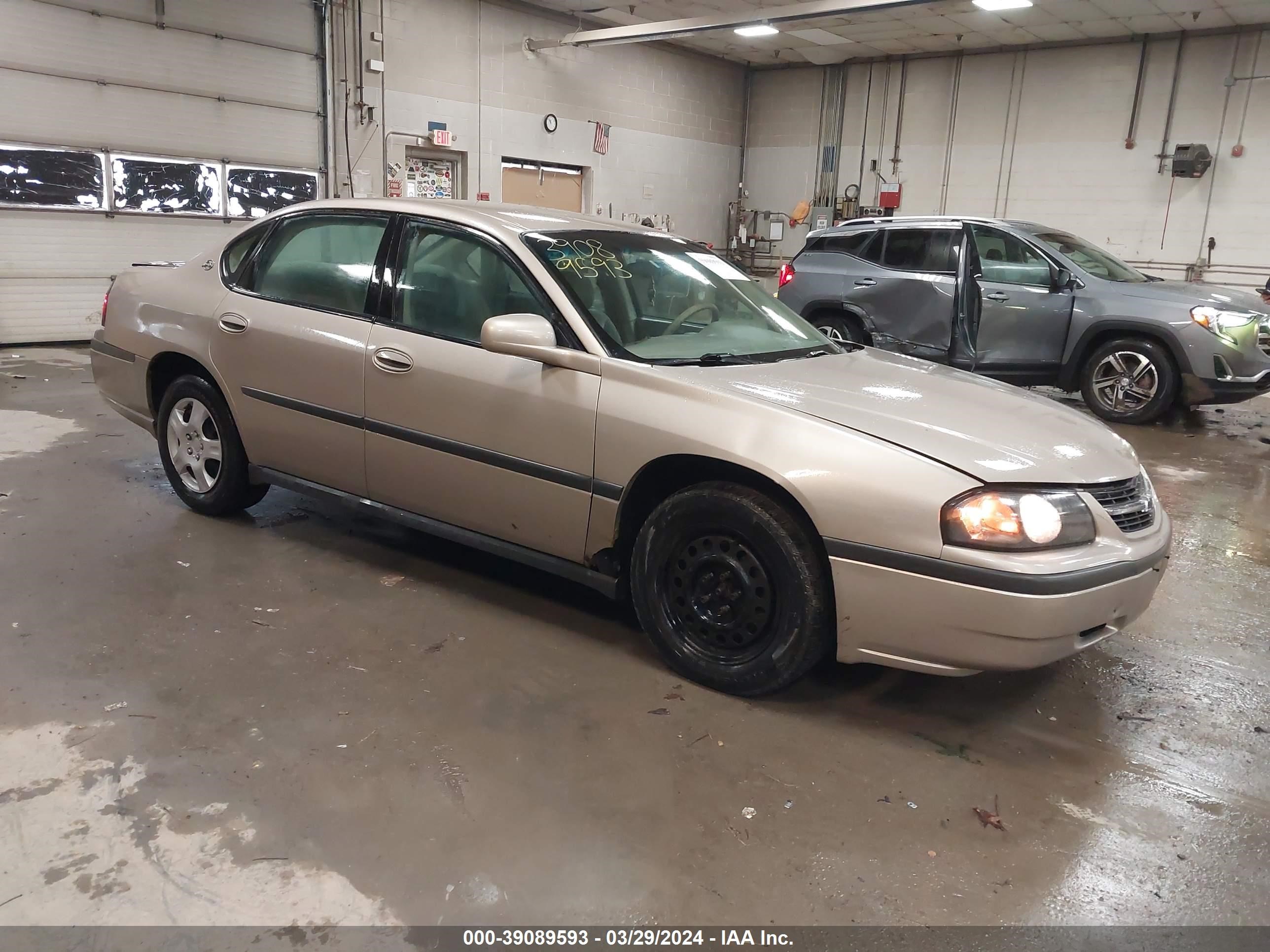 CHEVROLET IMPALA 2003 2g1wf52e839303531