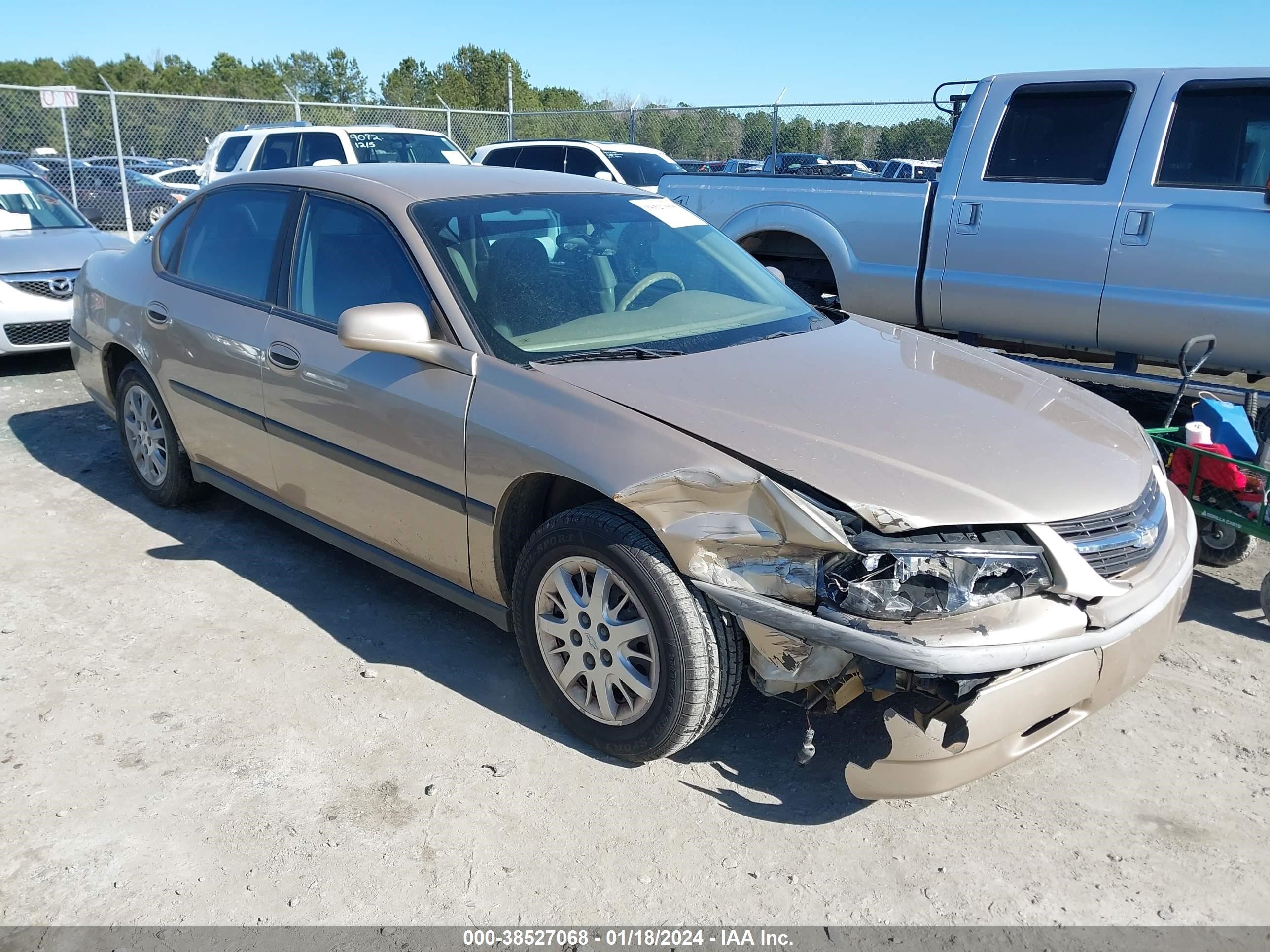 CHEVROLET IMPALA 2005 2g1wf52e859205117