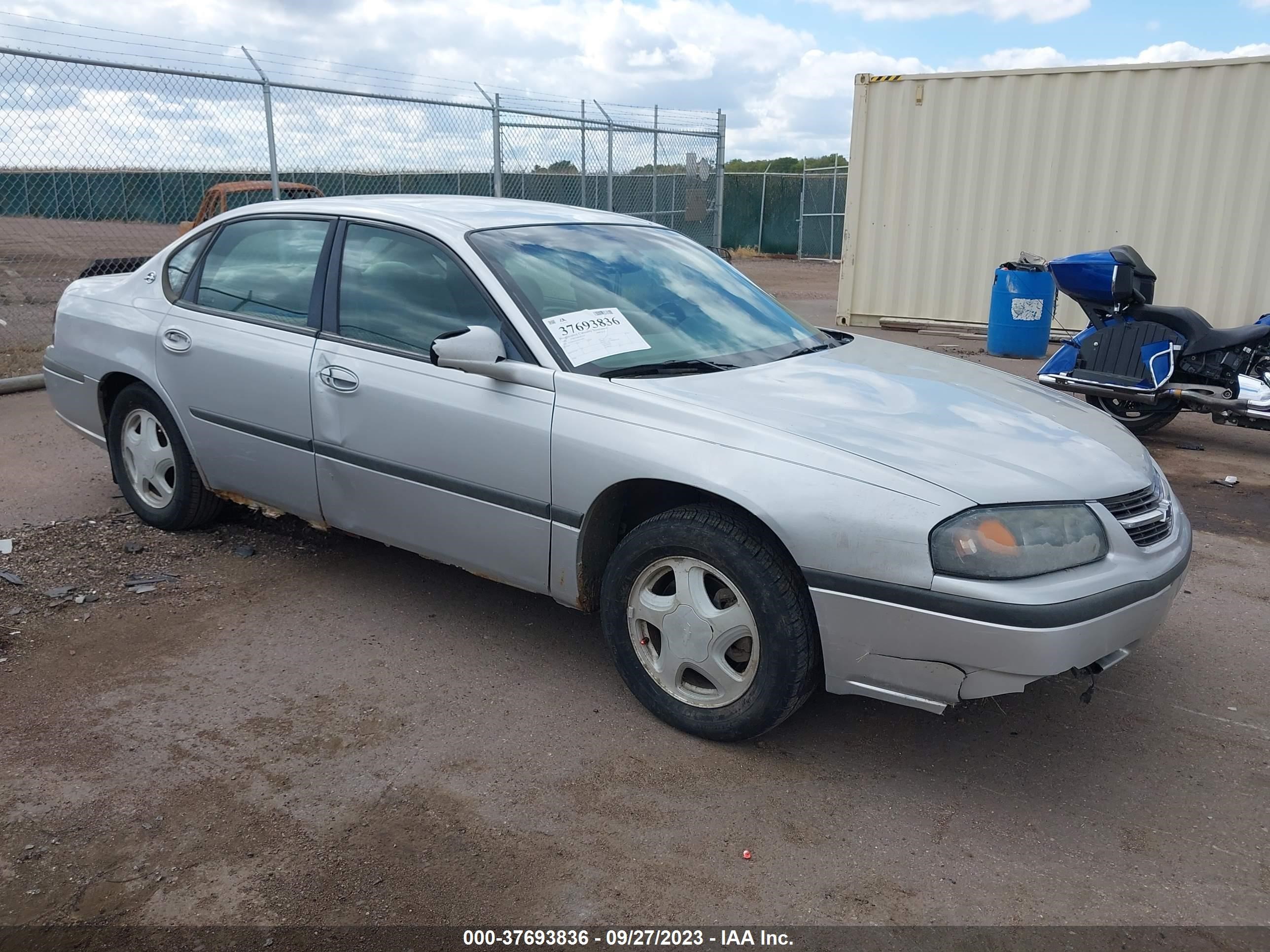 CHEVROLET IMPALA 2002 2g1wf52e929356902