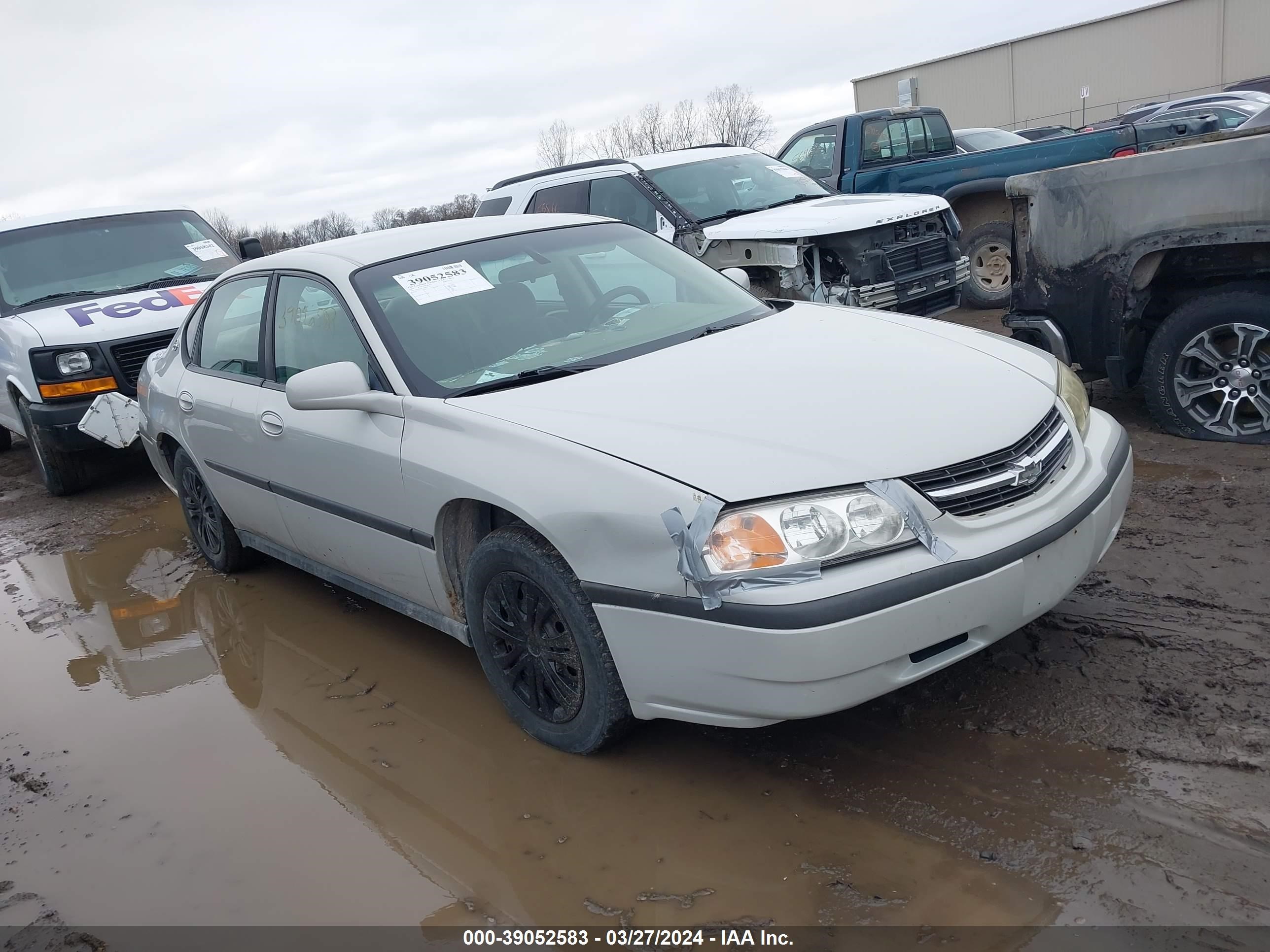 CHEVROLET IMPALA 2003 2g1wf52e939195727