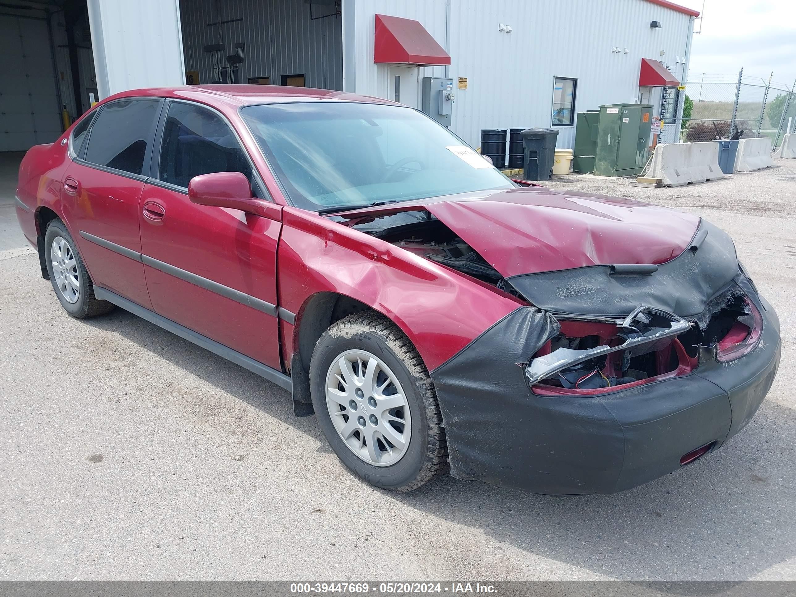 CHEVROLET IMPALA 2005 2g1wf52e959145168