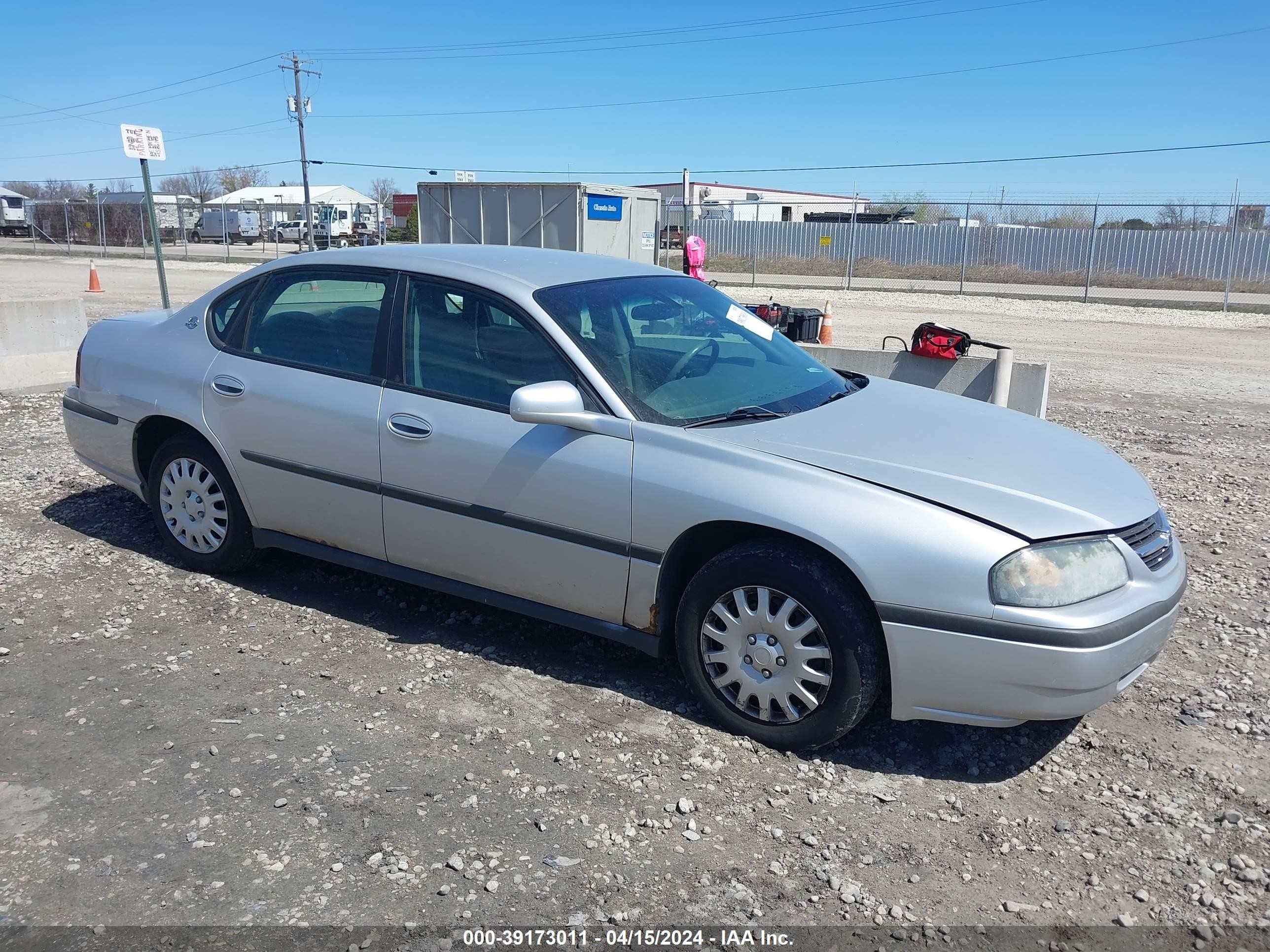 CHEVROLET IMPALA 2003 2g1wf52ex39406160