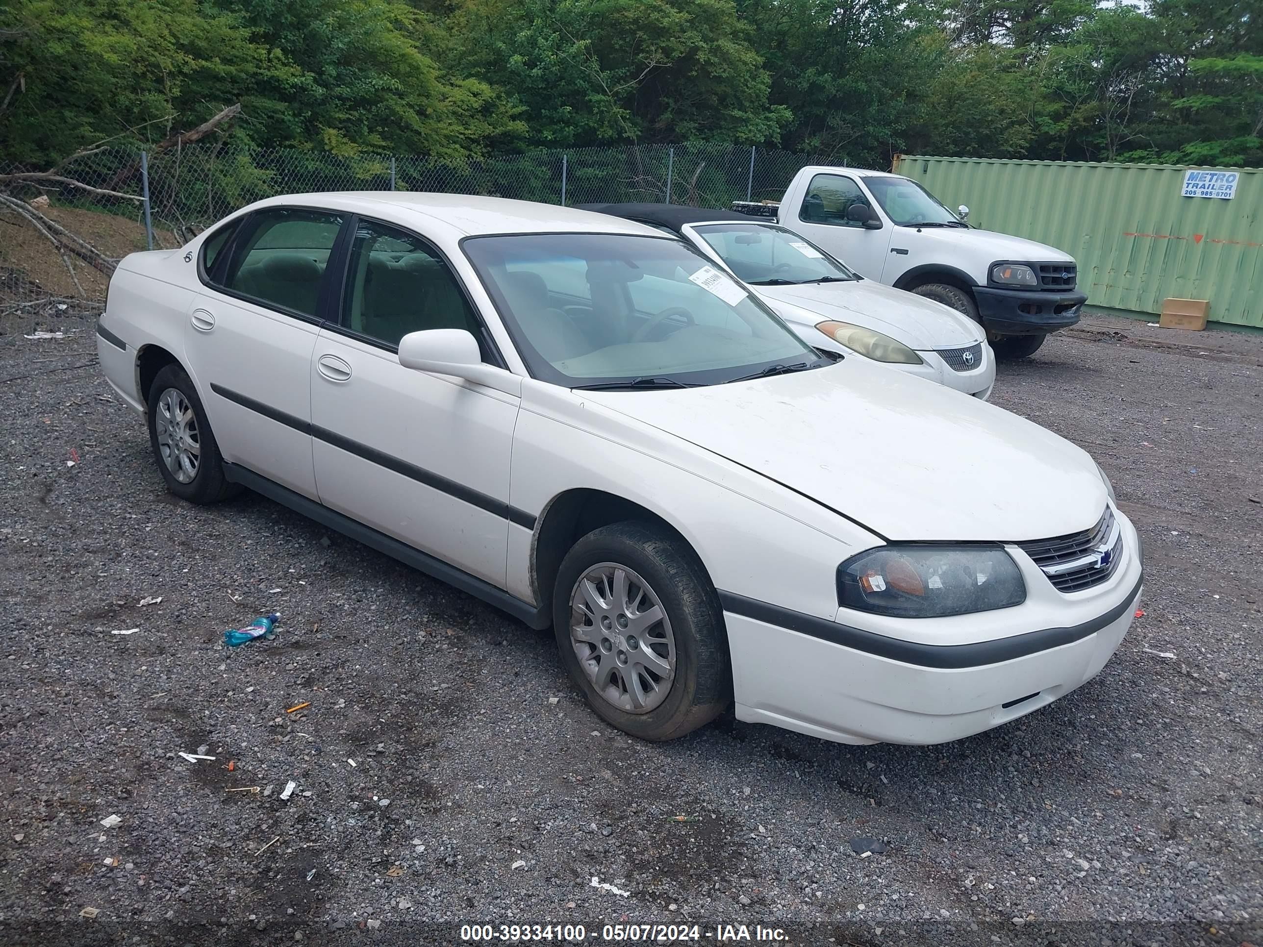 CHEVROLET IMPALA 2004 2g1wf52ex49247710