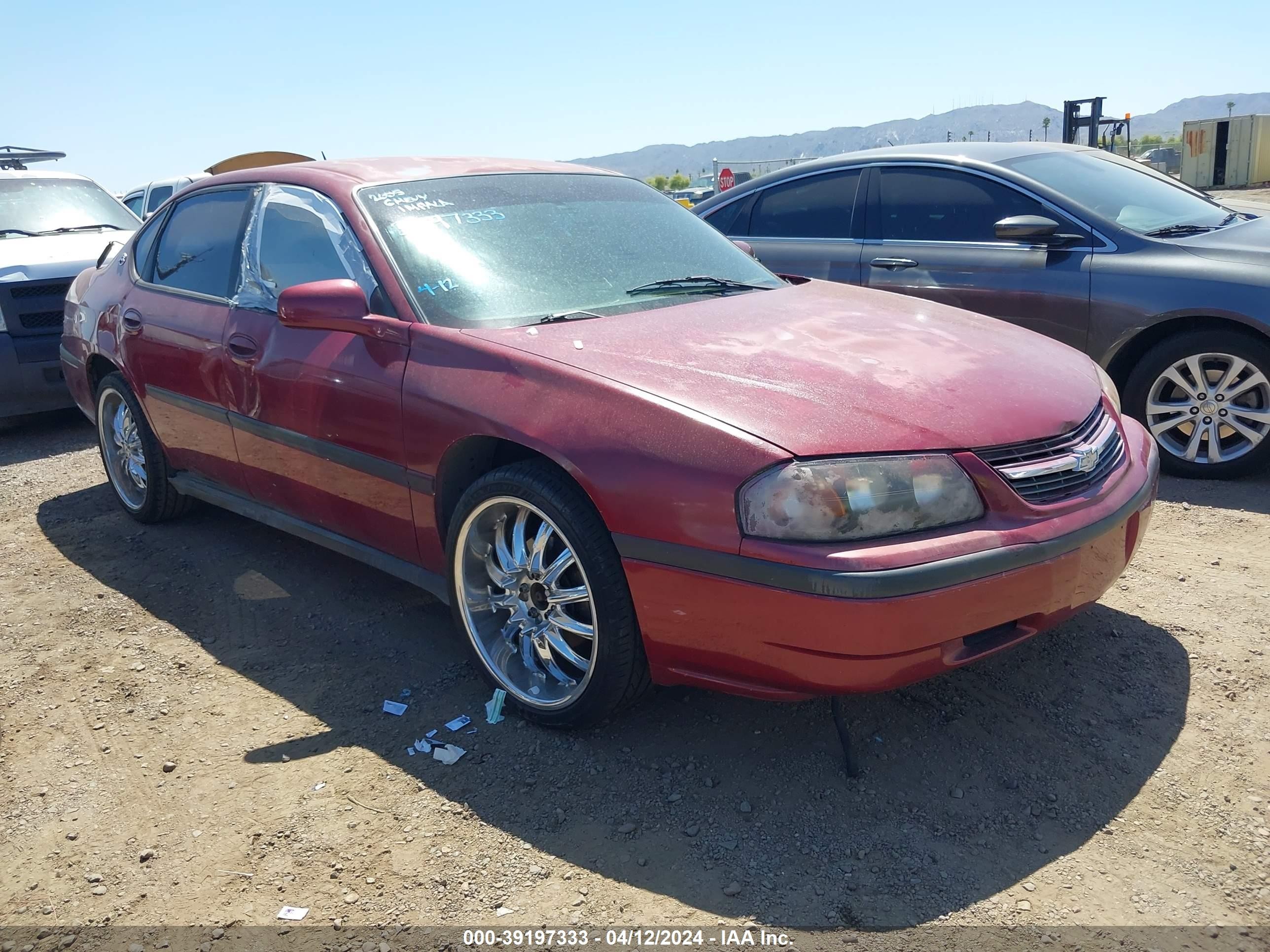 CHEVROLET IMPALA 2005 2g1wf52ex59223179