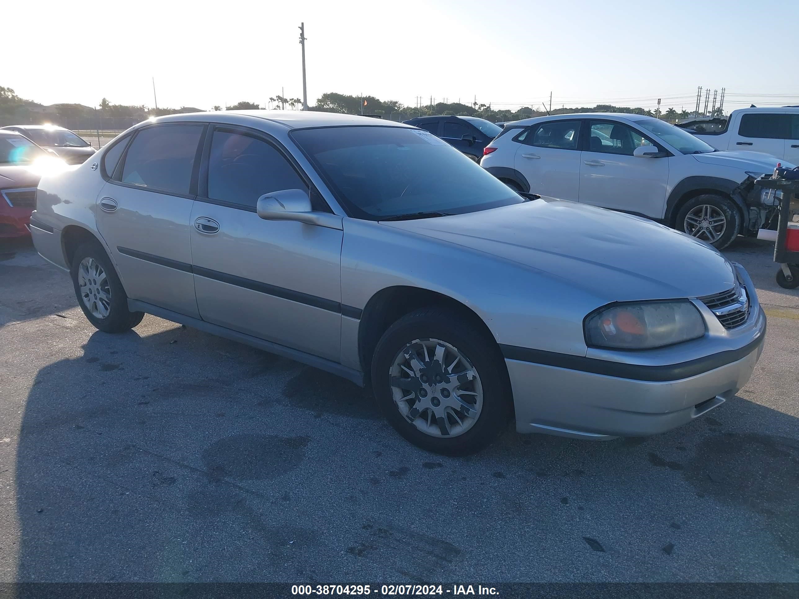 CHEVROLET IMPALA 2005 2g1wf52k559293551