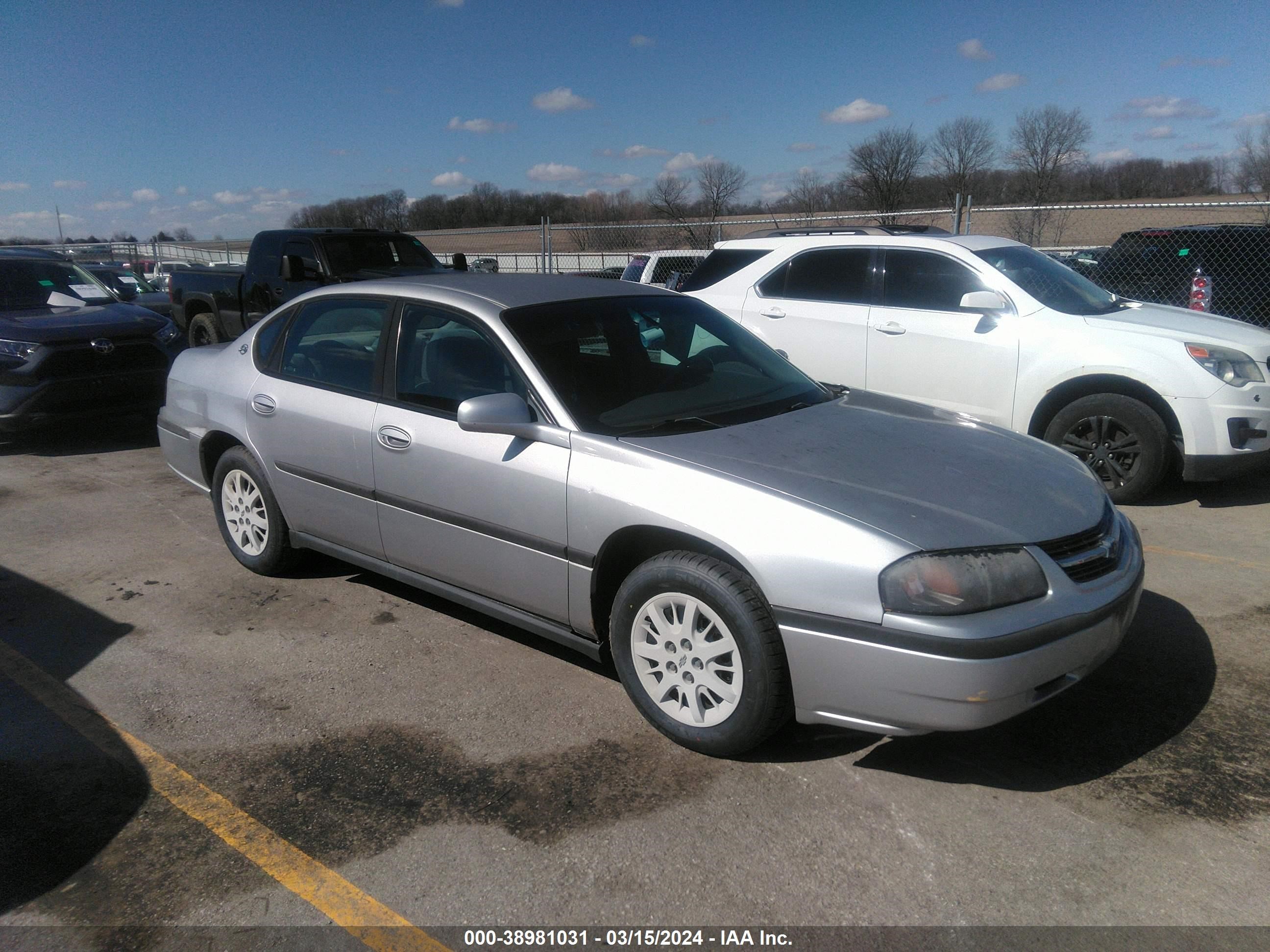 CHEVROLET IMPALA 2002 2g1wf55e429269047