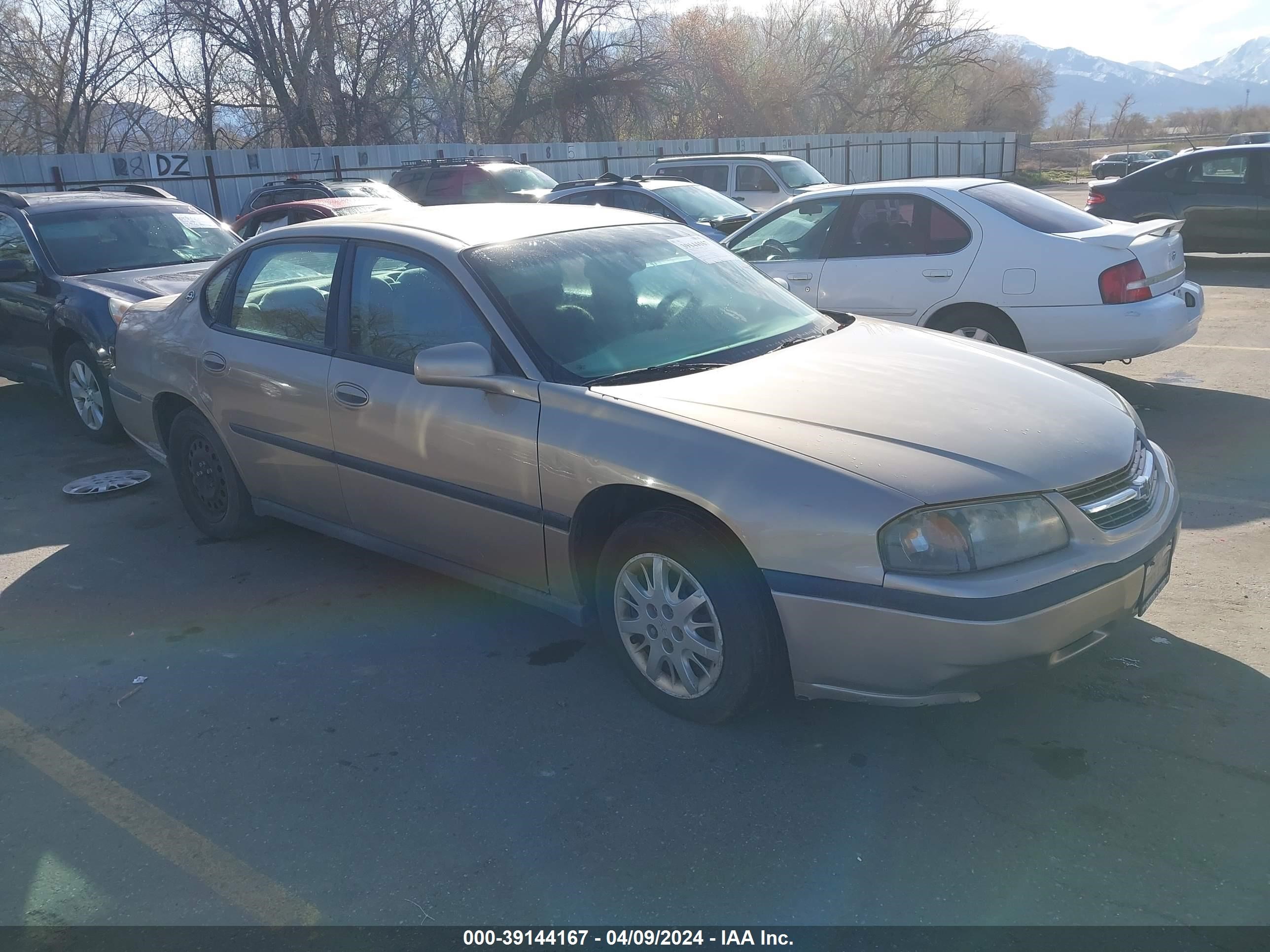 CHEVROLET IMPALA 2003 2g1wf55e539141305