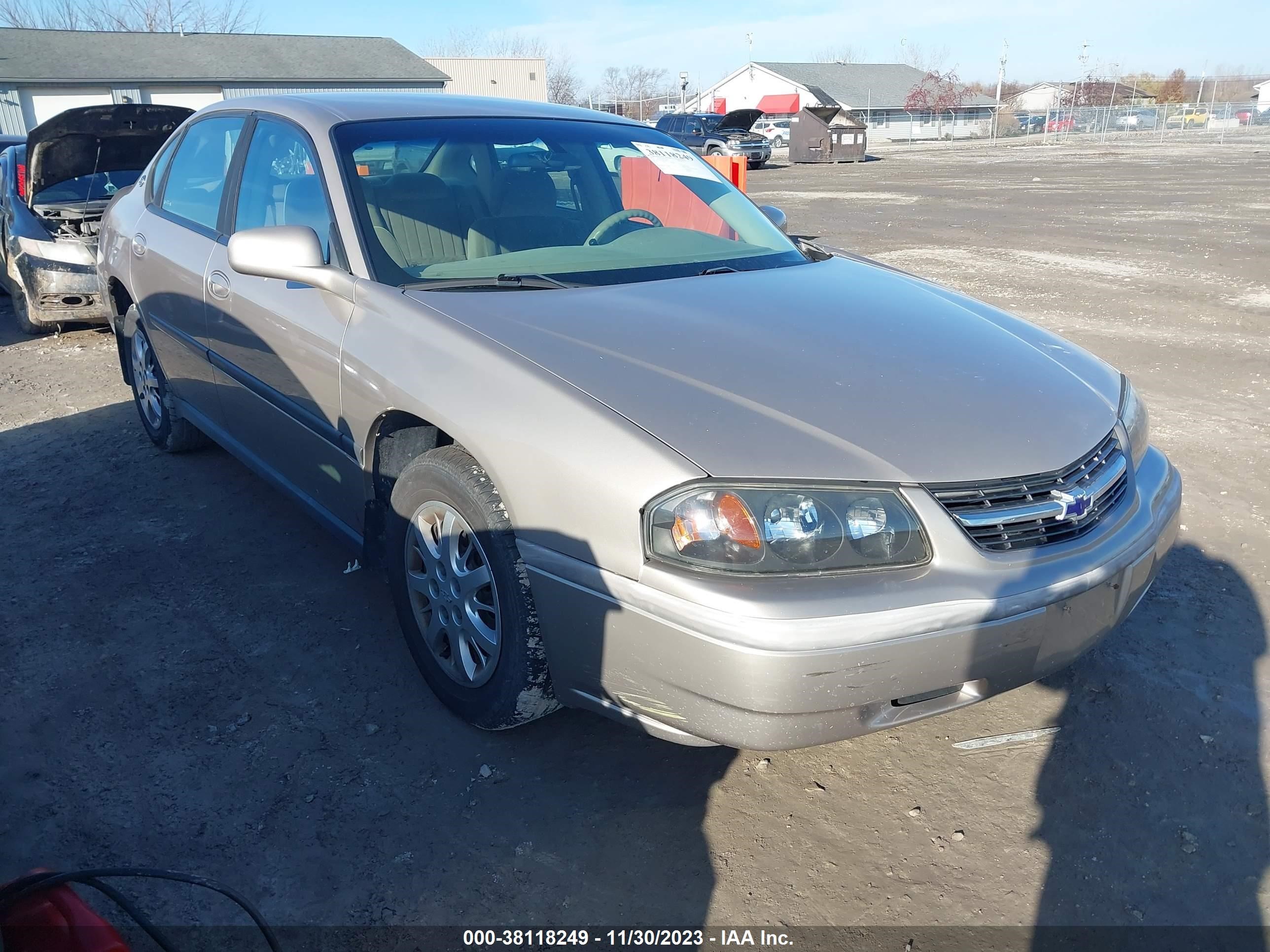 CHEVROLET IMPALA 2002 2g1wf55e629196652