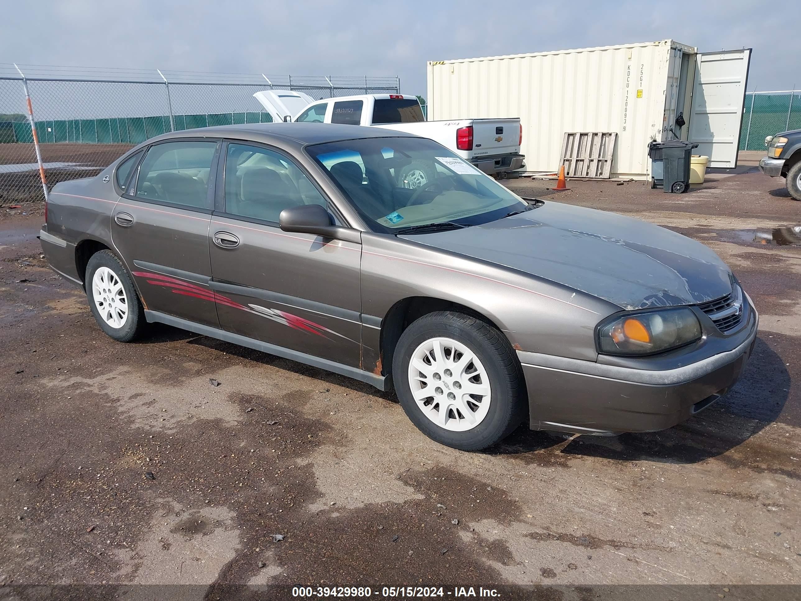 CHEVROLET IMPALA 2002 2g1wf55e729139019