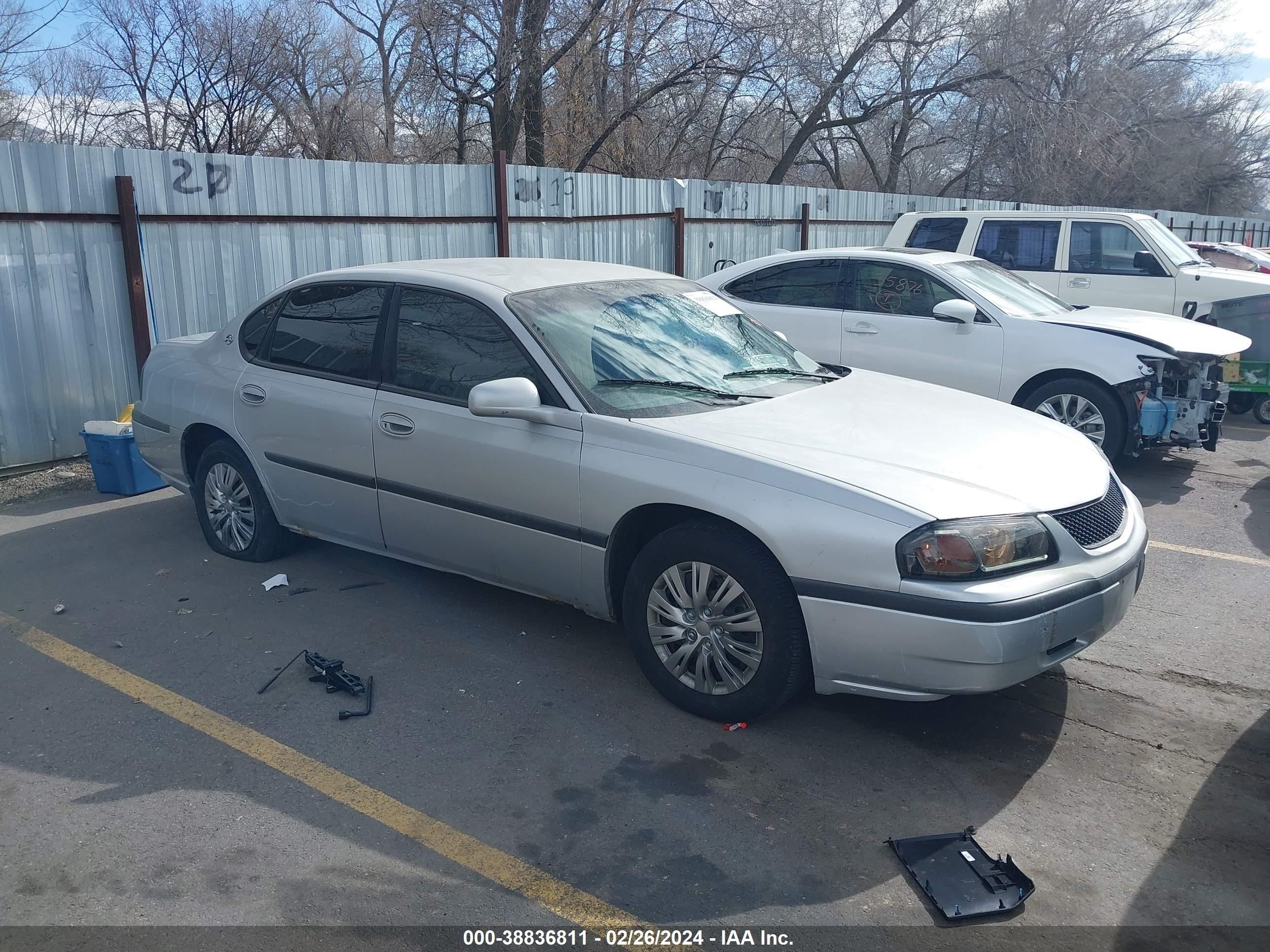 CHEVROLET IMPALA 2002 2g1wf55e829260741