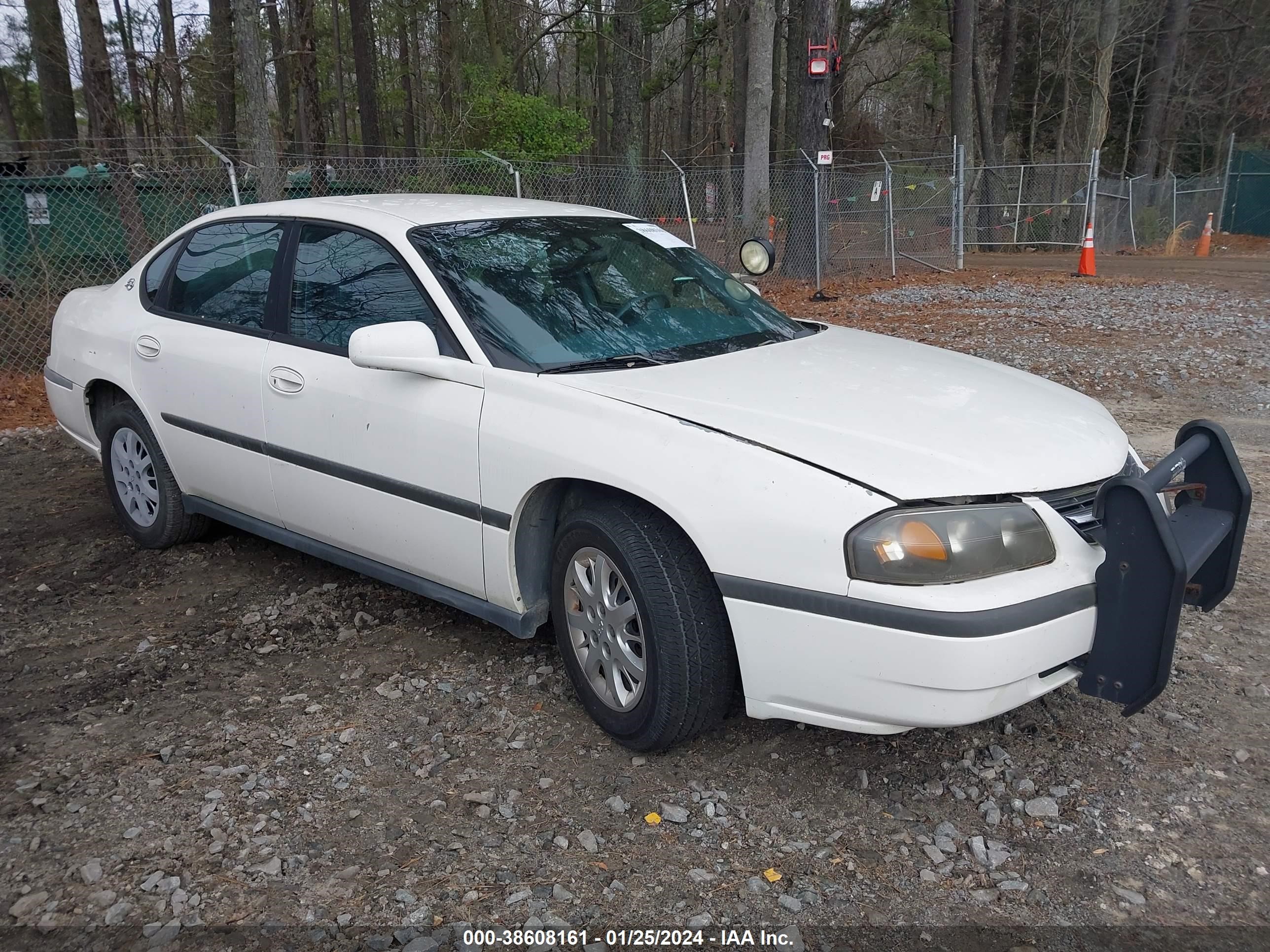 CHEVROLET IMPALA 2005 2g1wf55k159242852