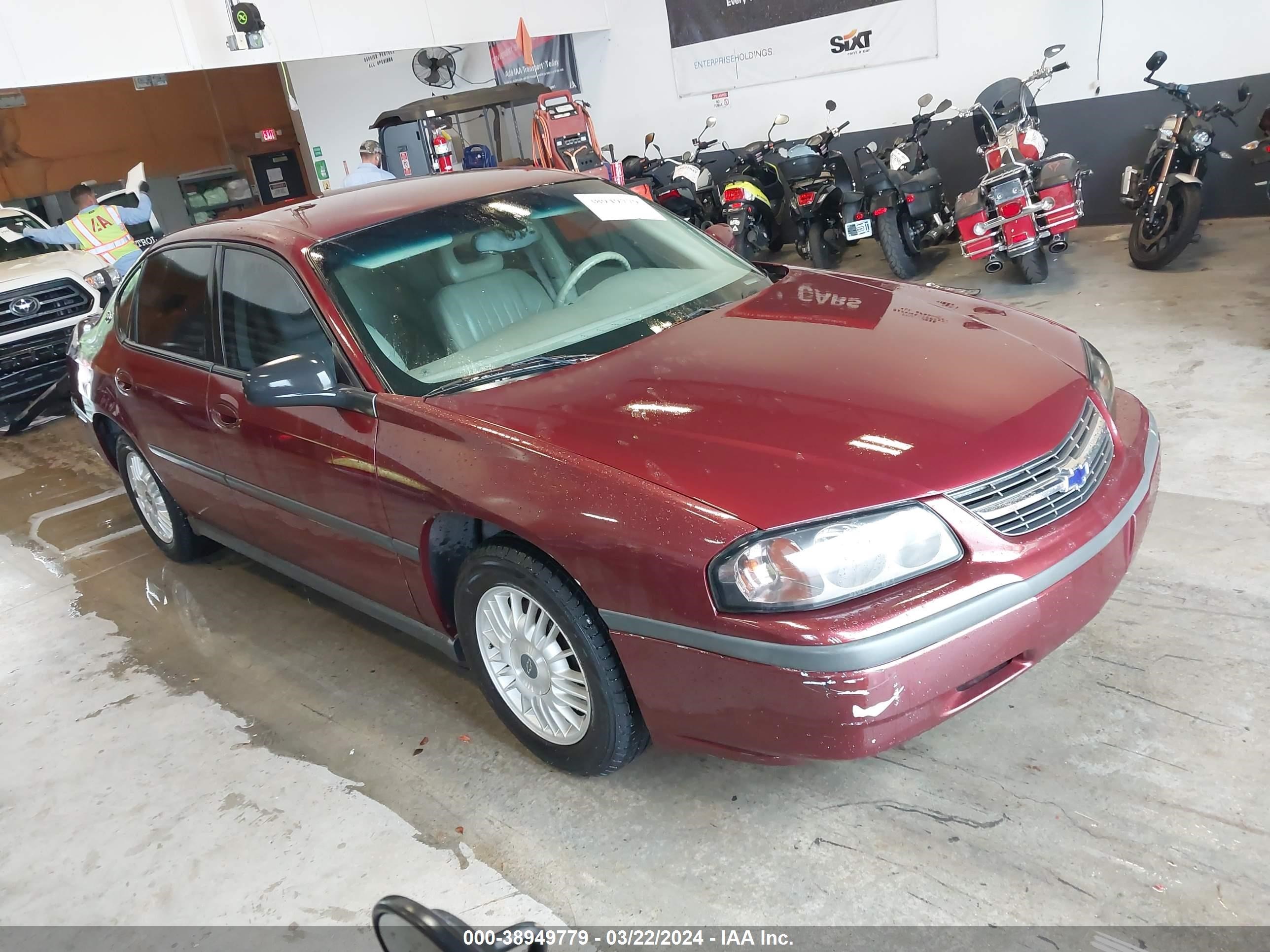 CHEVROLET IMPALA 2001 2g1wf55k319107740