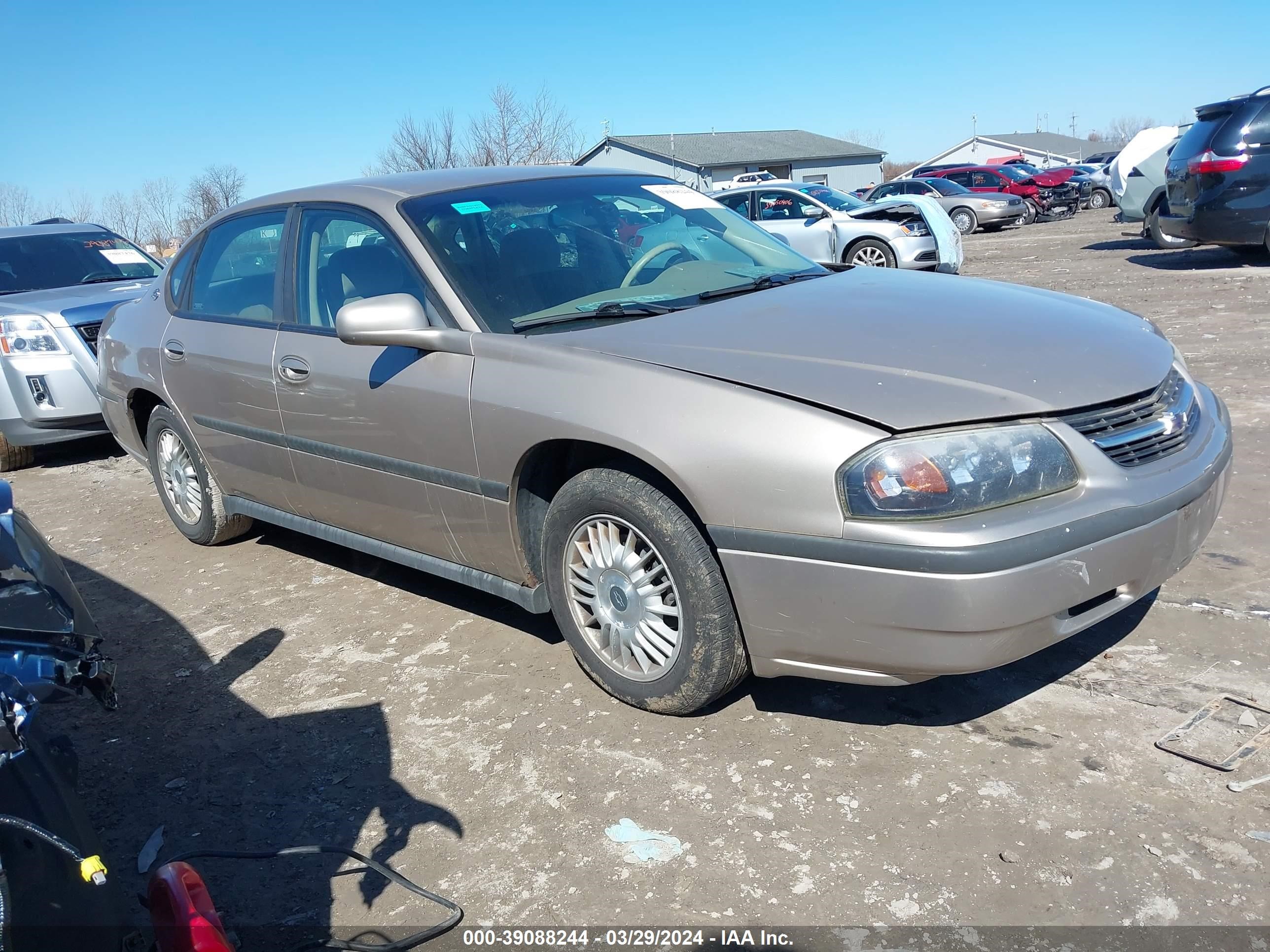 CHEVROLET IMPALA 2001 2g1wf55k419160561