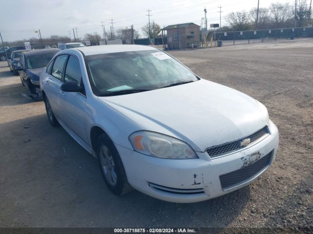 CHEVROLET IMPALA 2012 2g1wf5e30c1127549