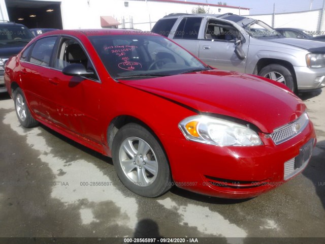 CHEVROLET IMPALA 2013 2g1wf5e30d1195383