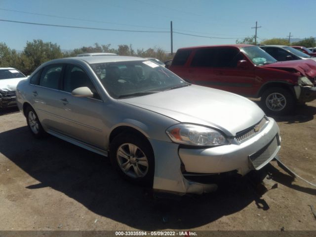 CHEVROLET IMPALA 2012 2g1wf5e31c1205742