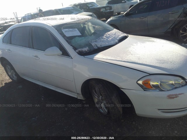 CHEVROLET IMPALA 2012 2g1wf5e31c1213775