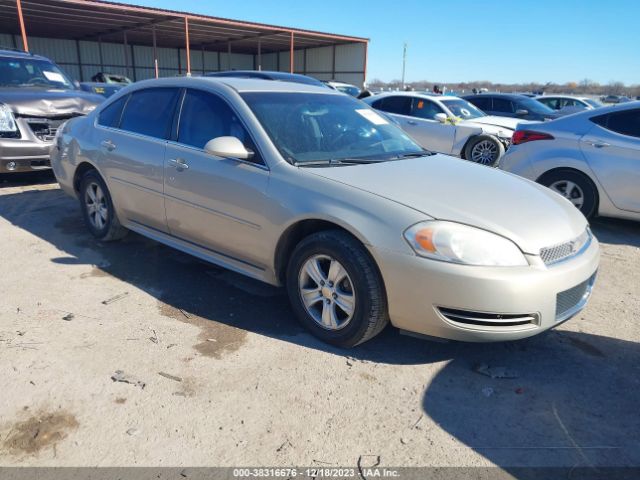 CHEVROLET IMPALA 2012 2g1wf5e31c1270431