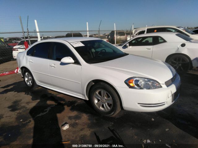 CHEVROLET IMPALA 2012 2g1wf5e31c1311771