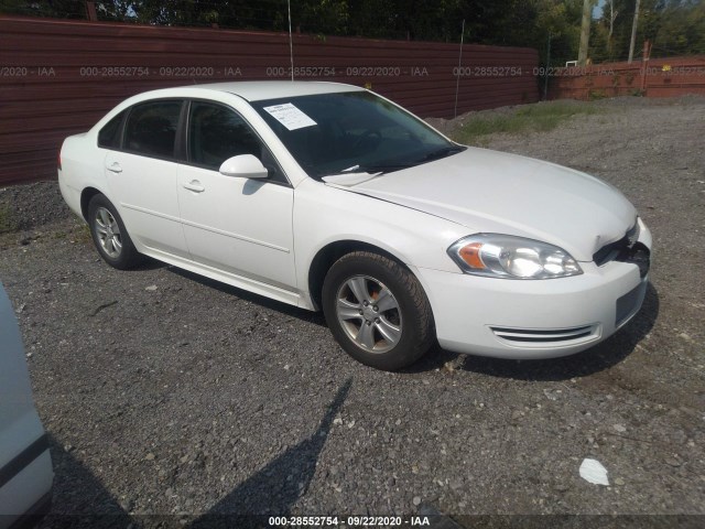 CHEVROLET IMPALA 2012 2g1wf5e31c1326075