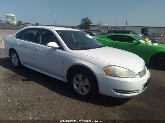 CHEVROLET IMPALA 2012 2g1wf5e32c1169320