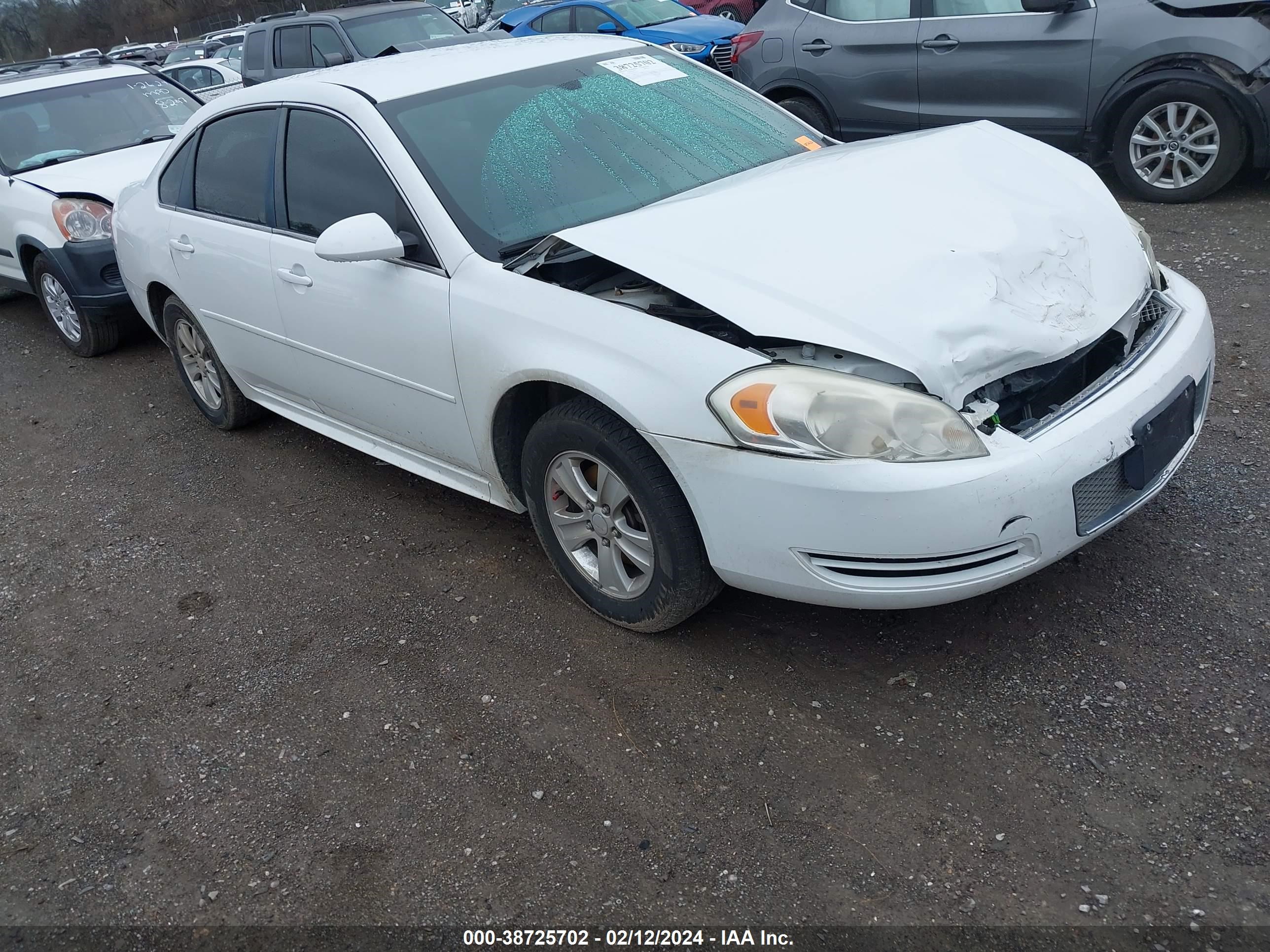 CHEVROLET IMPALA 2013 2g1wf5e32d1261738