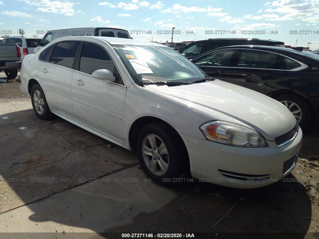 CHEVROLET IMPALA 2012 2g1wf5e33c1251380