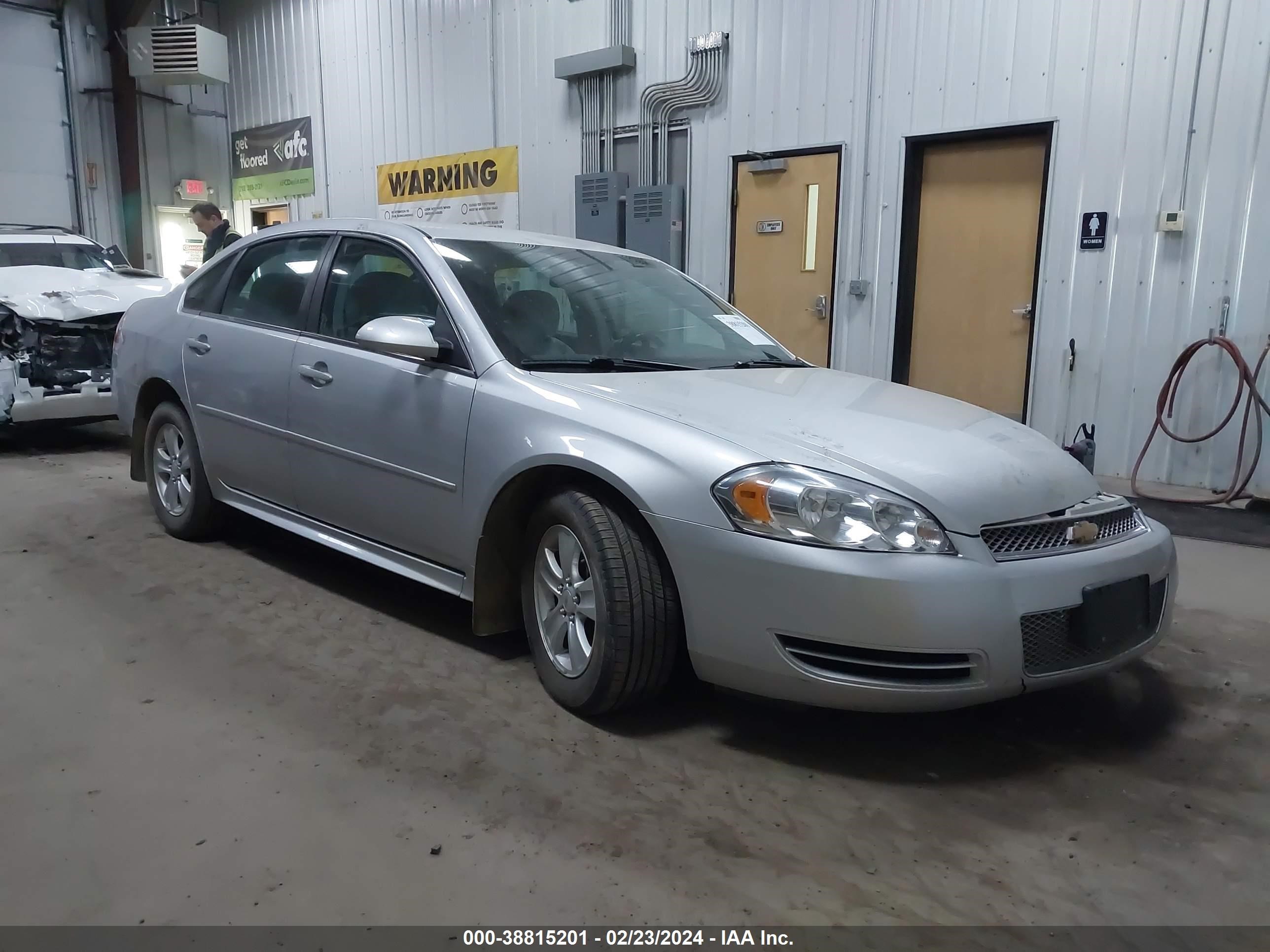 CHEVROLET IMPALA 2013 2g1wf5e33d1102585