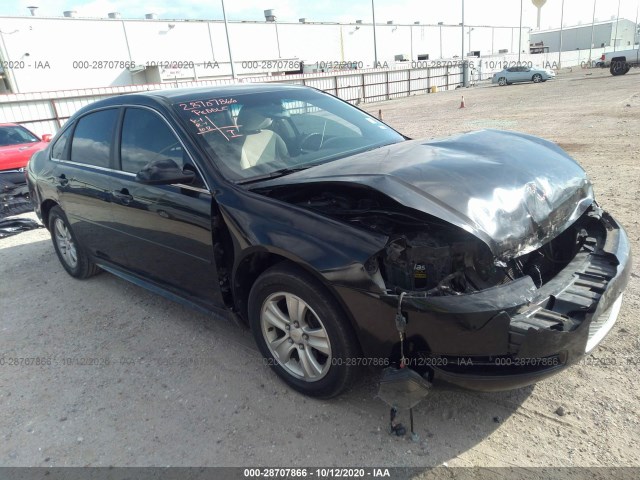 CHEVROLET IMPALA 2012 2g1wf5e34c1163311