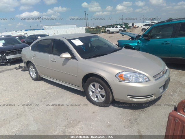 CHEVROLET IMPALA 2012 2g1wf5e34c1293735