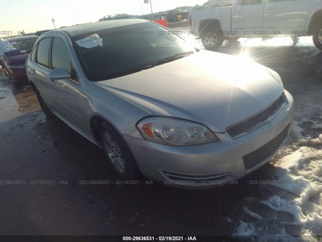 CHEVROLET IMPALA 2012 2g1wf5e34c1309111