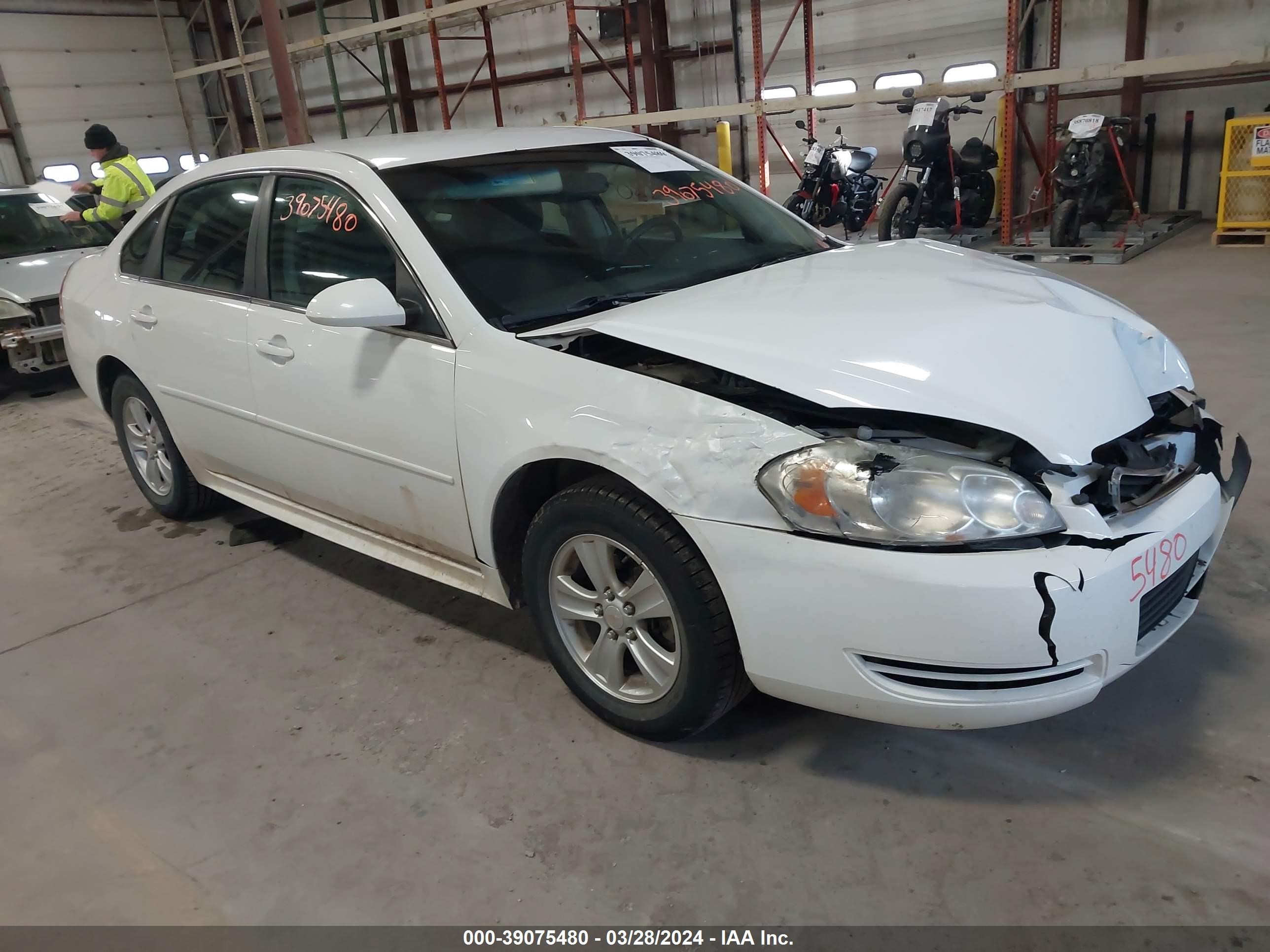 CHEVROLET IMPALA 2012 2g1wf5e35c1142483