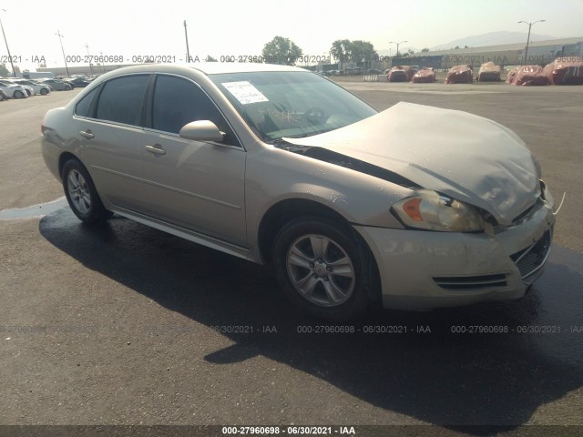 CHEVROLET IMPALA 2012 2g1wf5e36c1120539