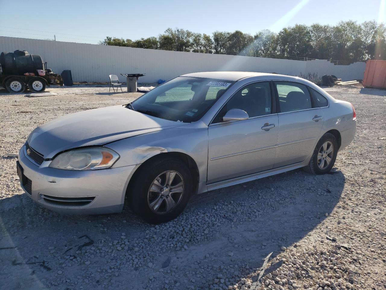 CHEVROLET IMPALA 2012 2g1wf5e36c1222522