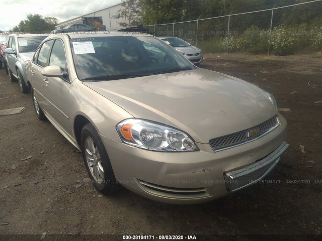 CHEVROLET IMPALA 2012 2g1wf5e36c1296507