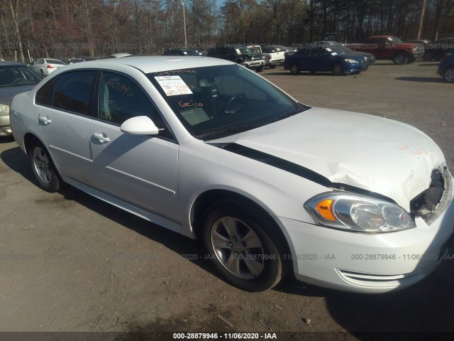 CHEVROLET IMPALA 2012 2g1wf5e36c1300166