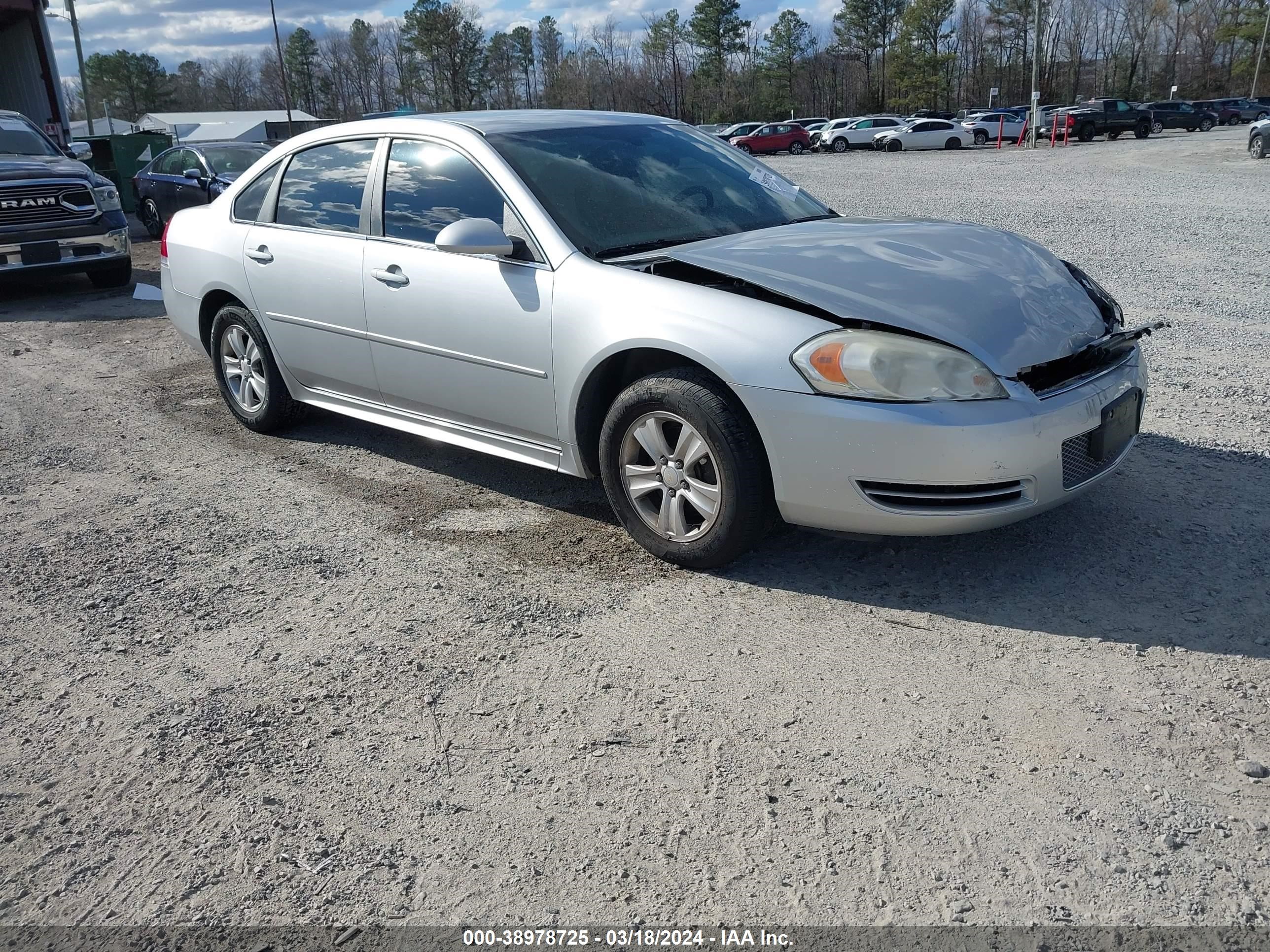 CHEVROLET IMPALA 2013 2g1wf5e36d1262648